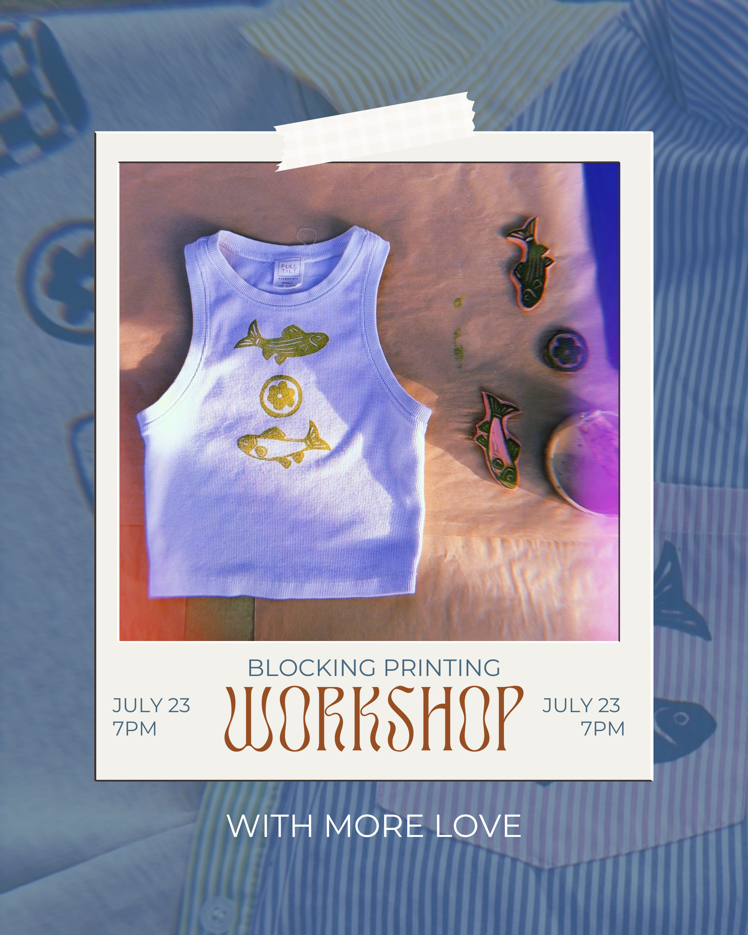 BLOCK PRINT YOUR OWN ITEMS