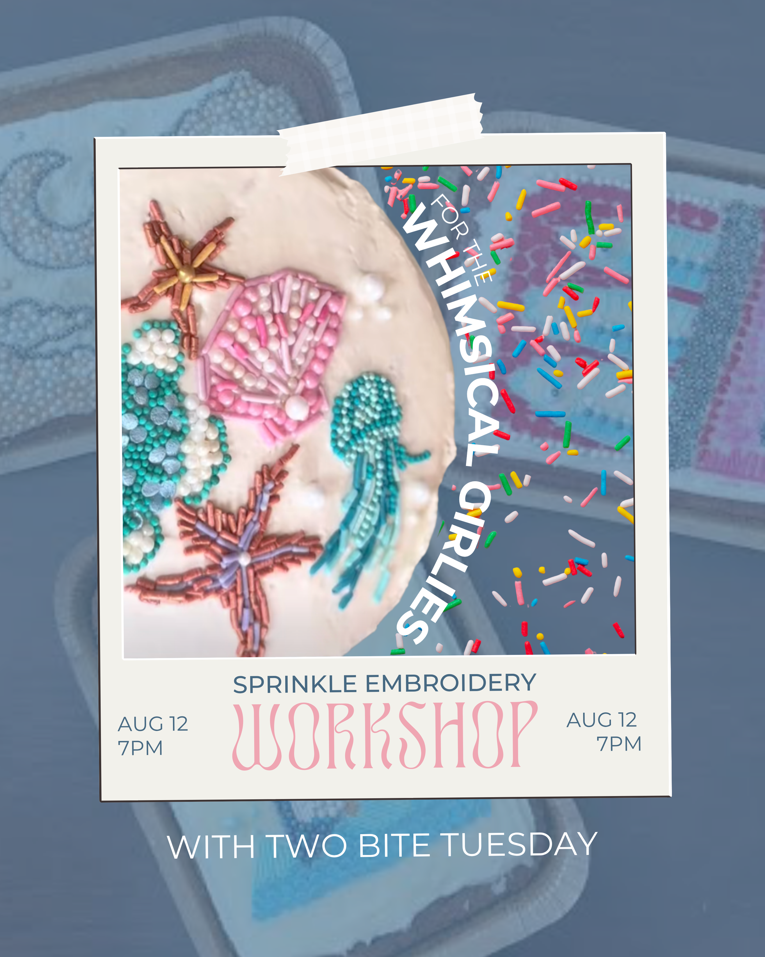 SPRINKLE EMBROIDERY COOKIES