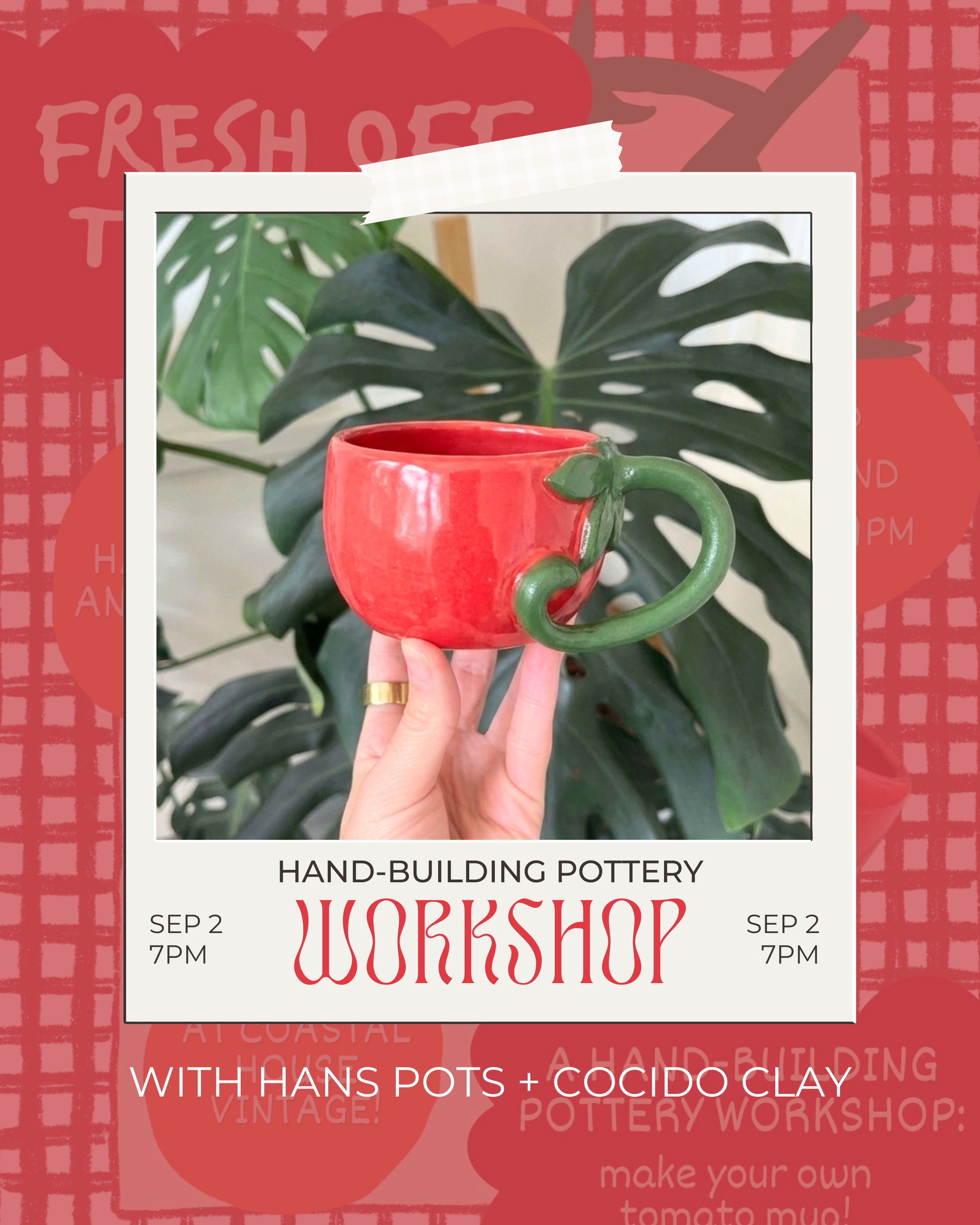 Hand-Building Pottery Workshop
