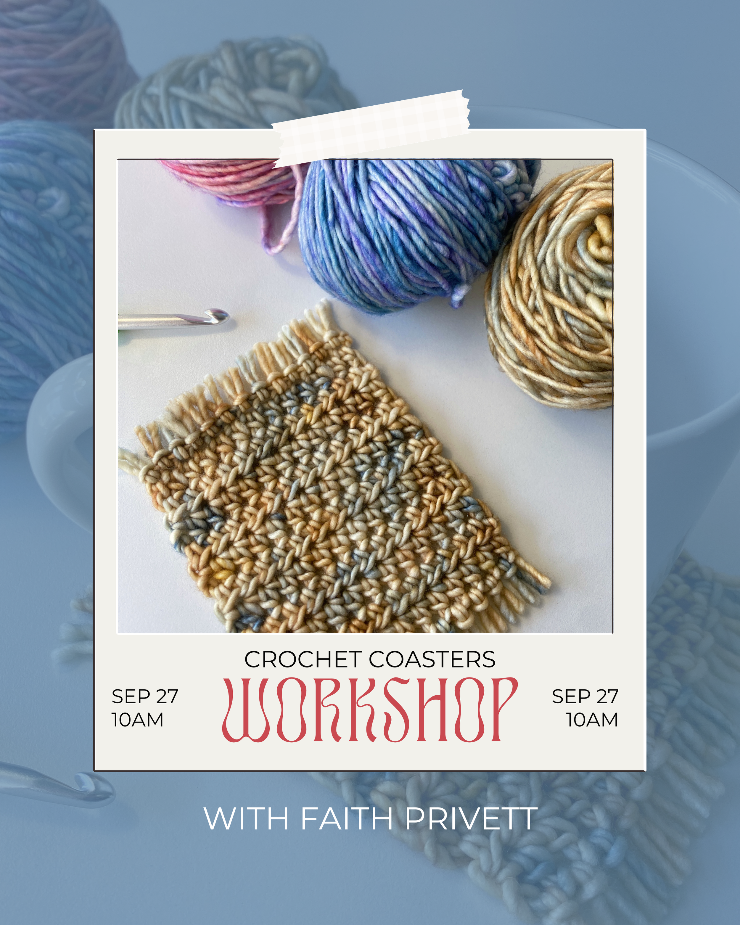 Coffee &amp; Crochet Coasters