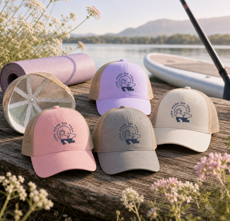 Luna Moon Women’s Washed Mesh-Back Cap