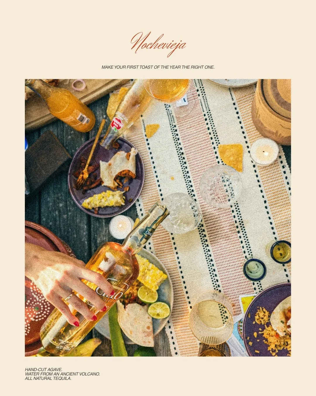 Good friends. Great food. The right tequila. Celebrate Nochevieja with El Diamante del Cielo, made with care by the Godfather of Tequila. Your night deserves more than ordinary.