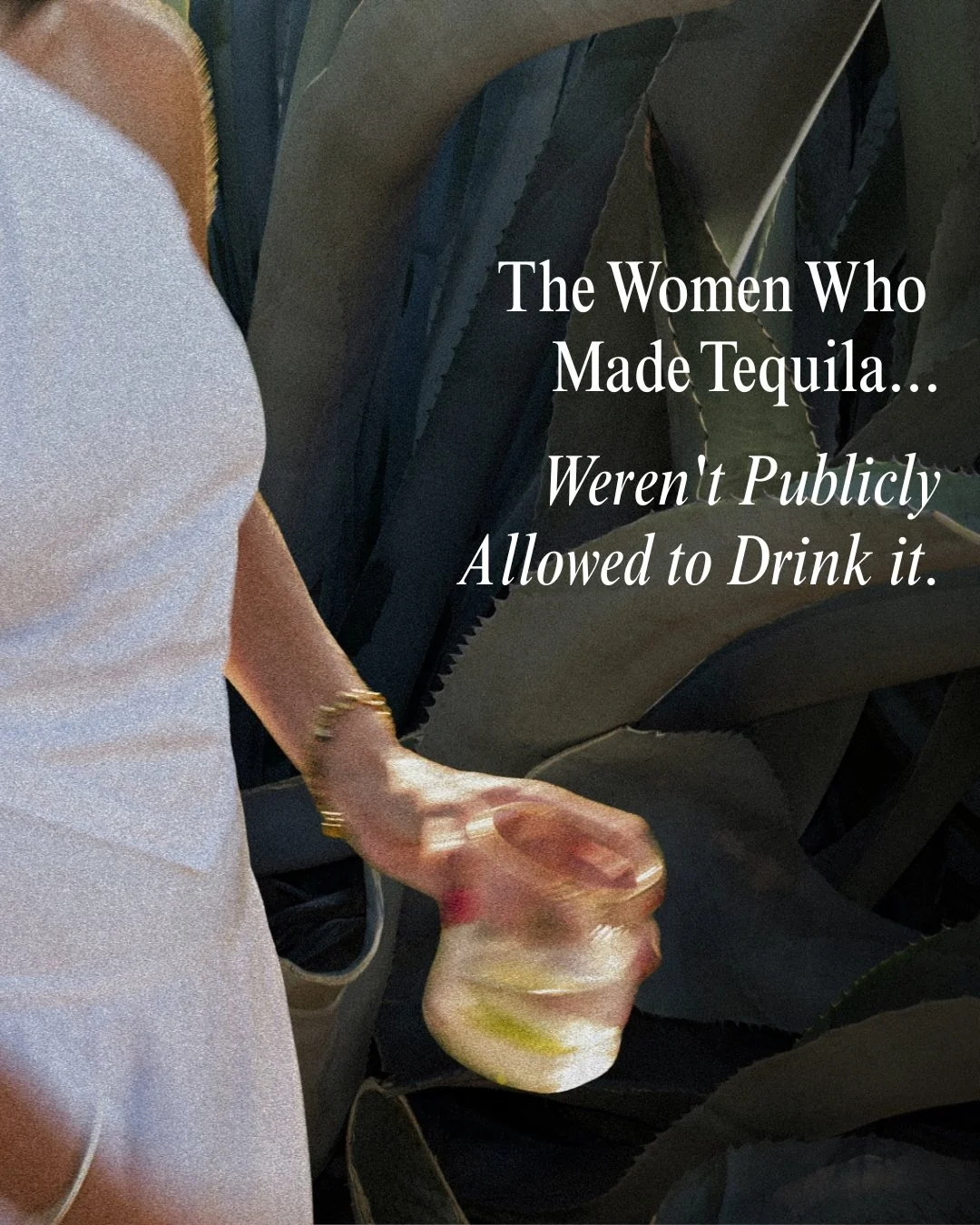 For centuries, tequila was considered a man&rsquo;s drink., but women perfected every step of distilling. Now they drink it too.
 #WomenDrinkTequilaToo