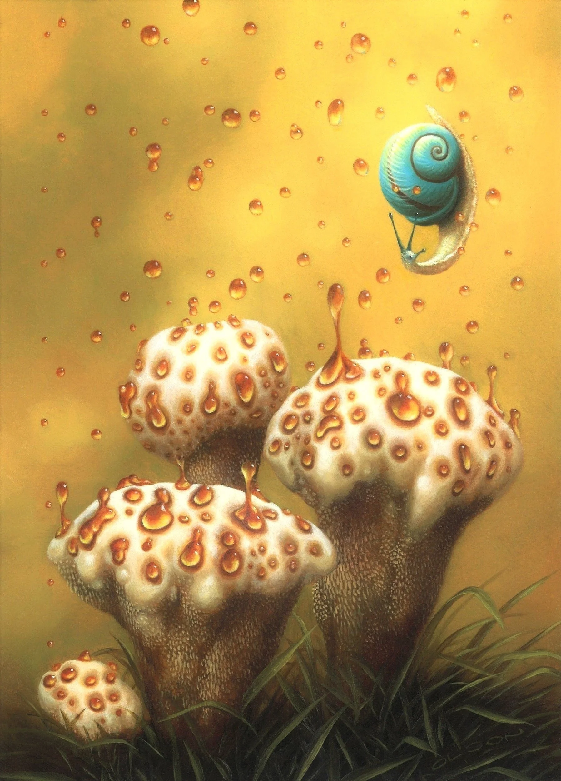 What the? 5 x 7 inches. Oil on board. Sold