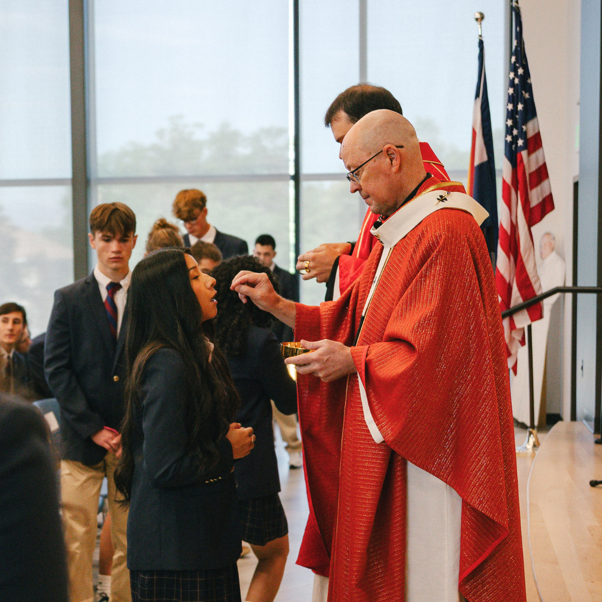 At St. John Paul the Great Catholic High School in Denver, spiritual formation is the focal point of school life