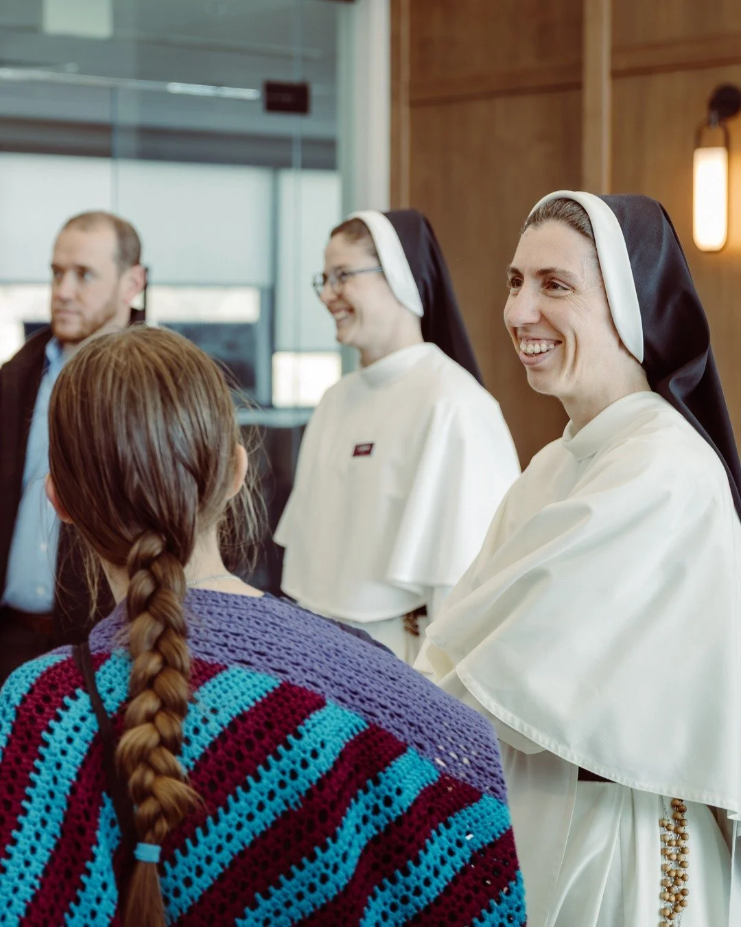 Two posts in one day &mdash; because we were so excited to welcome all of our incoming freshmen to the building yesterday for Boxing Day! Our current students had the chance to meet the new Mountaineers and present them with their JPG swag boxes. Tha