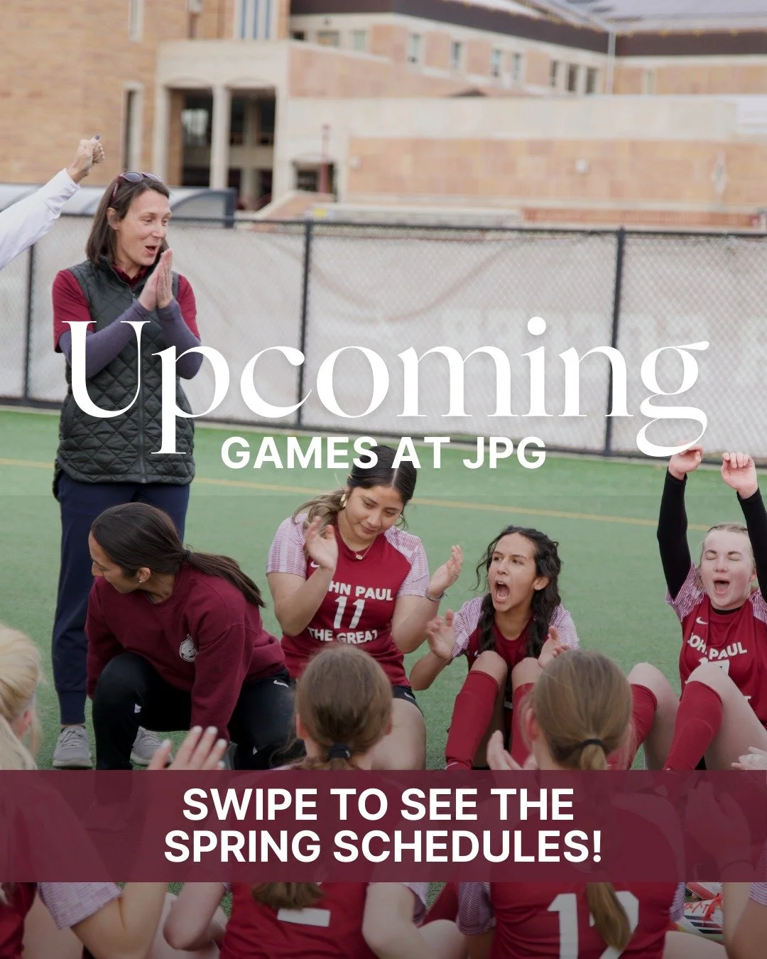 Spring sports are here, and the season is officially underway! Our athletes have been hard at work preparing, and we&rsquo;re excited to see them compete and represent JPG this spring. Check out the schedules to see when our teams are in action and c