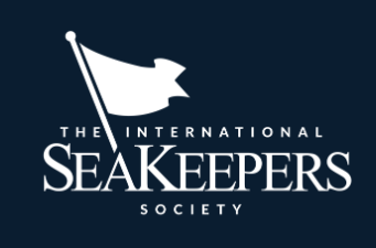 Logo of the International Seafarers Society featuring a white flag on a dark background with the organization's name.