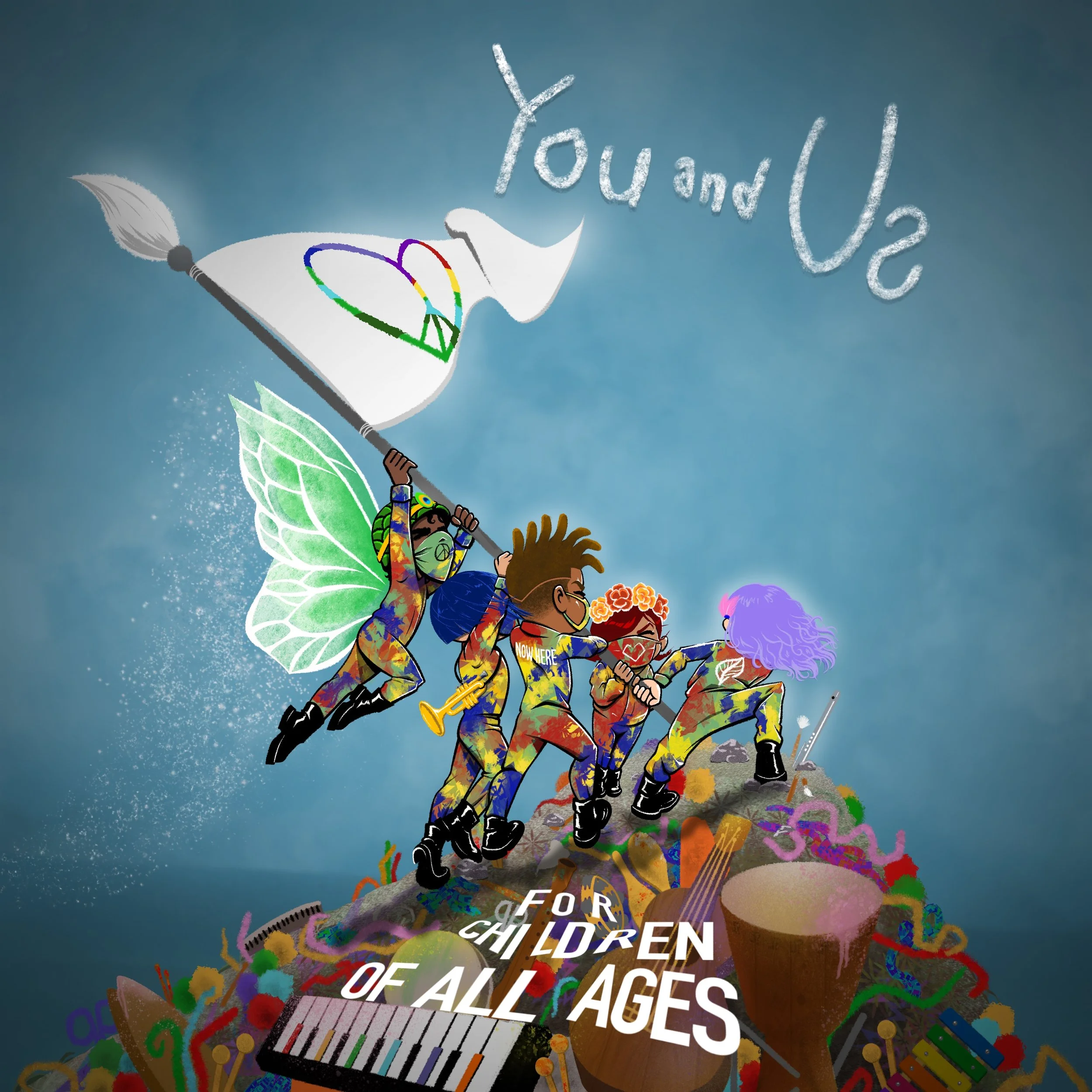 You and Us band's album cover "For Children of All Ageas"