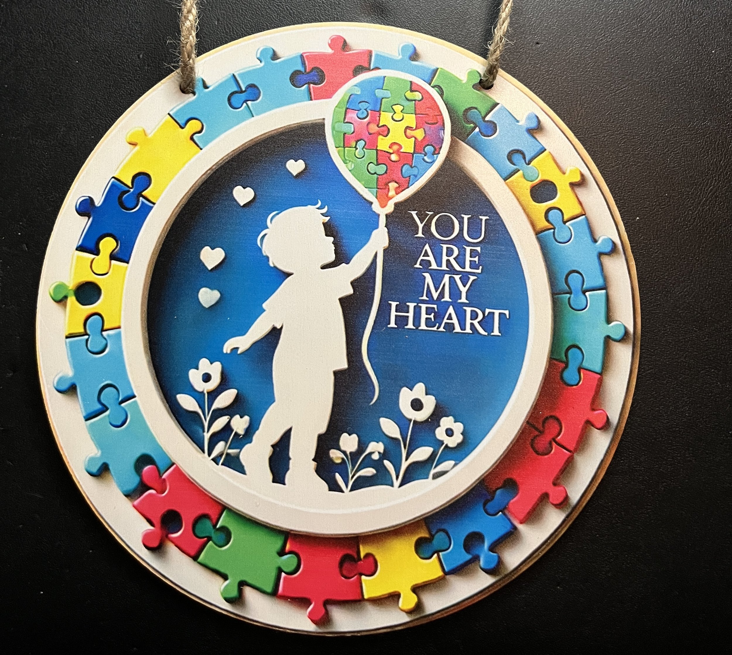 Autism Awareness Wooden Sign