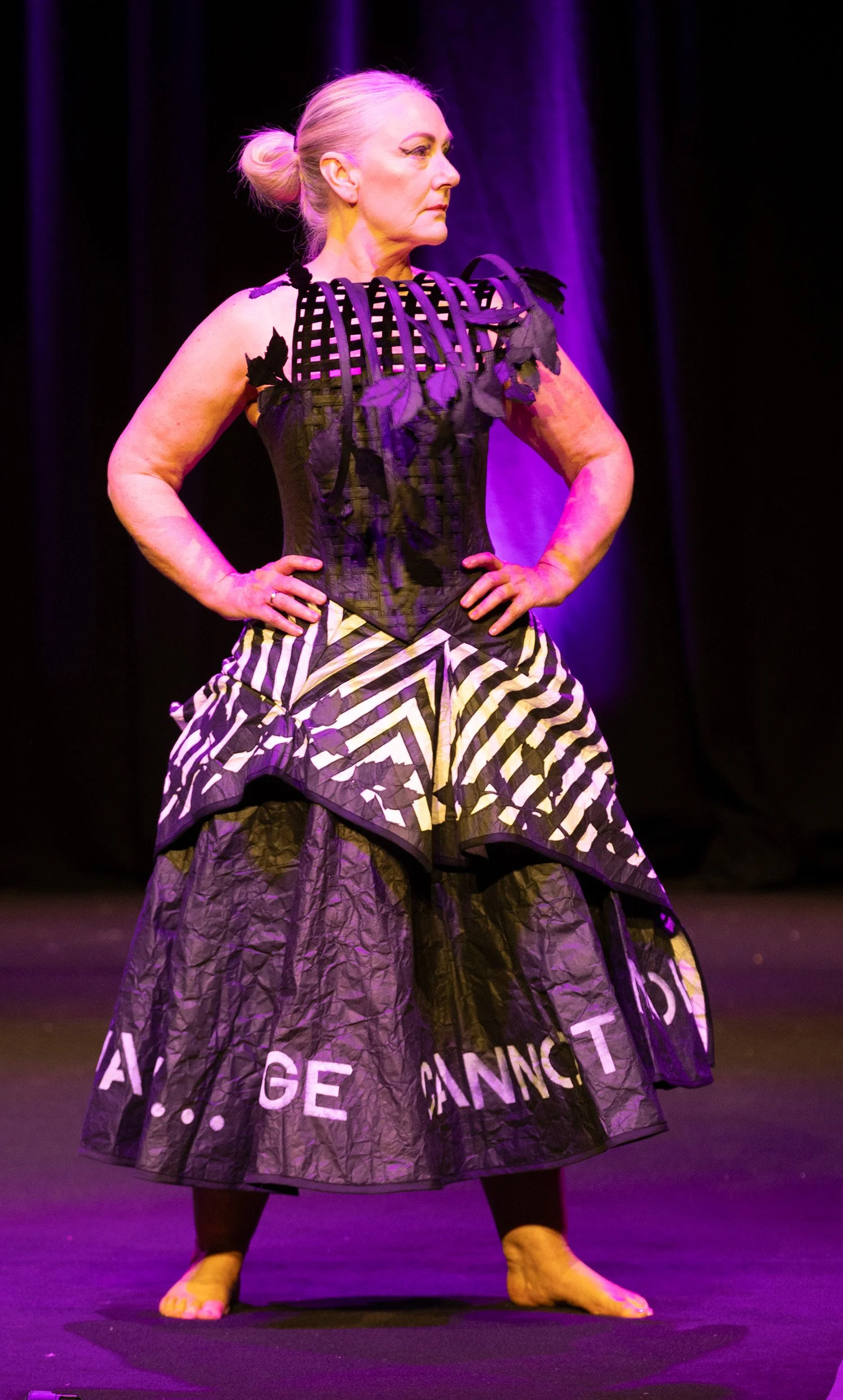 Toose, Kirry (AUS) Infinite Variety — Paper on Skin Wearable Art Tasmania