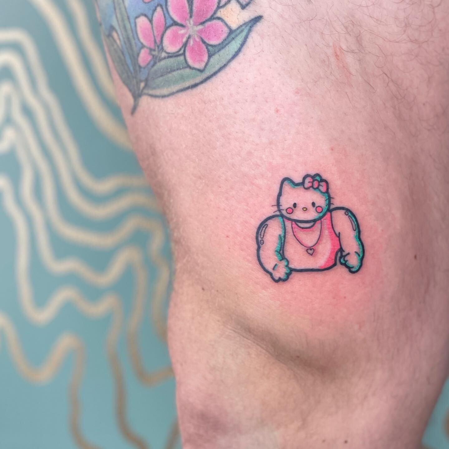 Hello Kitty 🐱 💪🏽 
。
Inspired by and credit to internet memes
。
Thank you for the trust!
。
Calgary 🇨🇦 Booking Open
。
Pick yours or dm to customize your own tattoo💫
。
Creation has NOTHING to do with real life event or designs.
。
DM for more detai