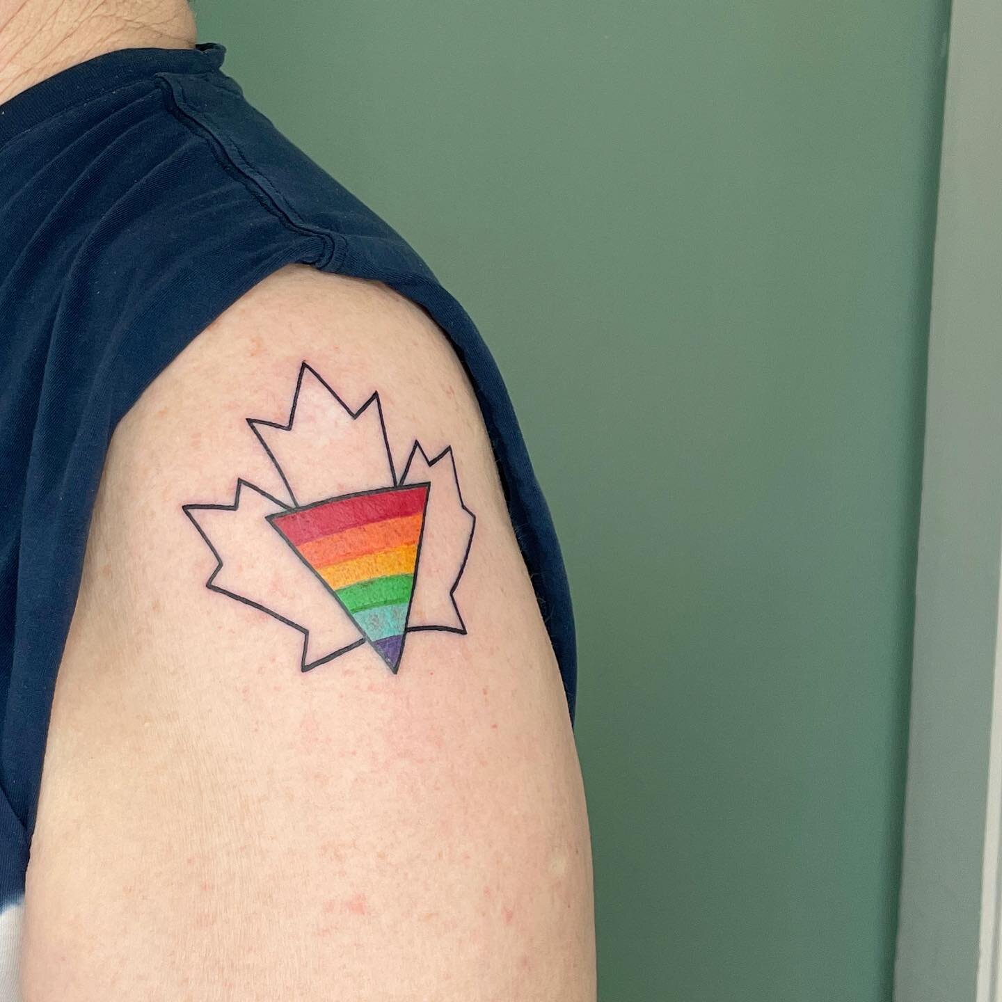 Canada 🍁 🌈 
。
Thank you for the trust!
。
Calgary 🇨🇦 Booking Open
。
Pick yours or dm to customize your own tattoo💫
。
Creation has NOTHING to do with real life event or designs.
。
DM for more details about this tattoo.
。
Like and share if you like