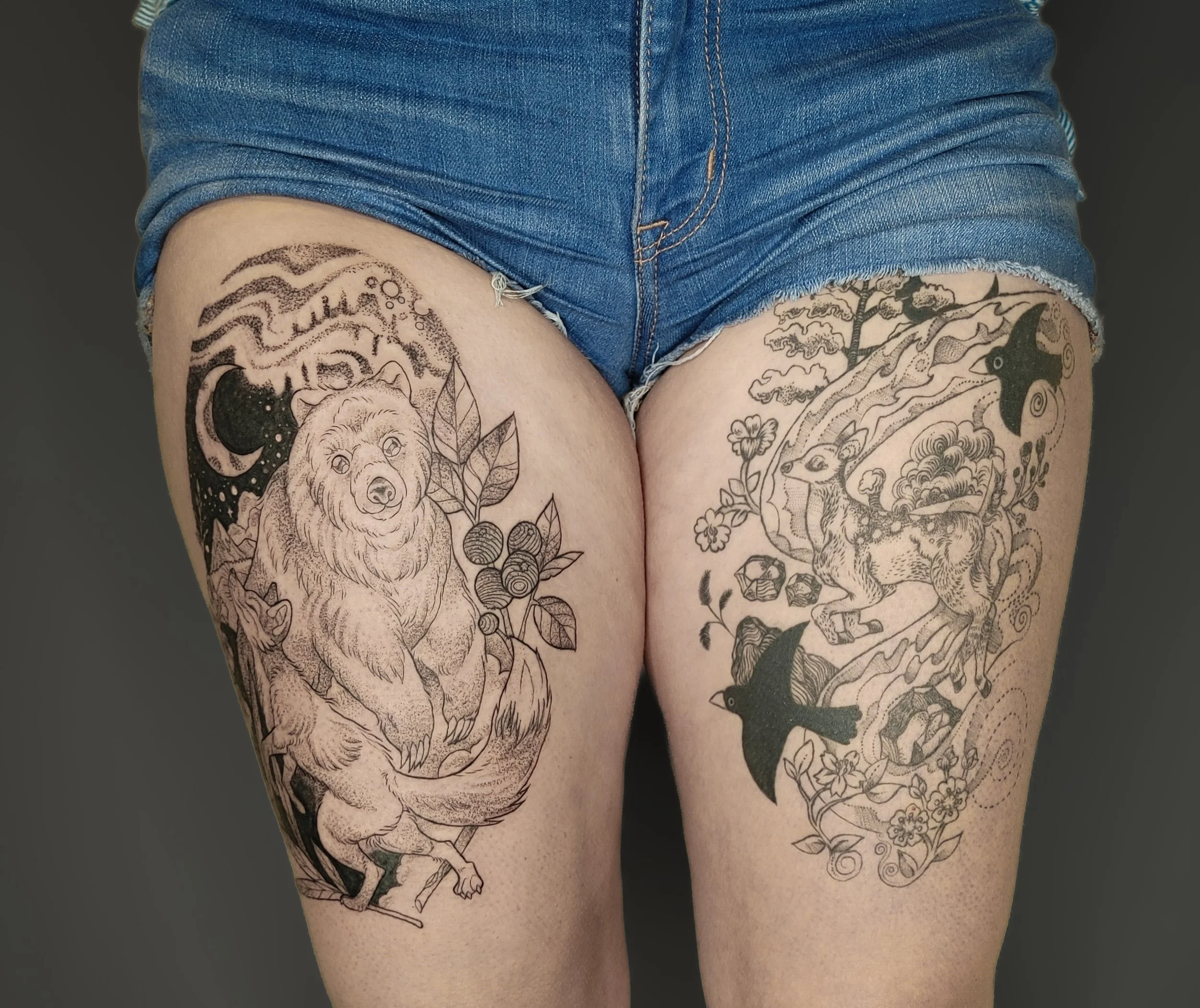 Nature tattoo done by @graceaverytattoo