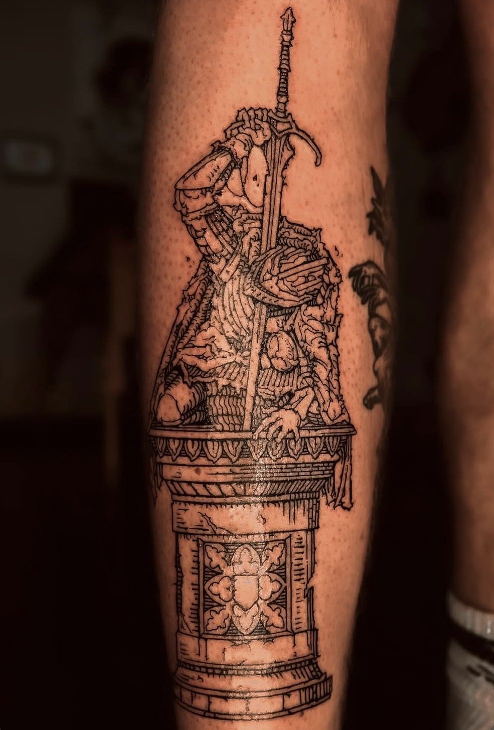 Fallen Knight Tattoo