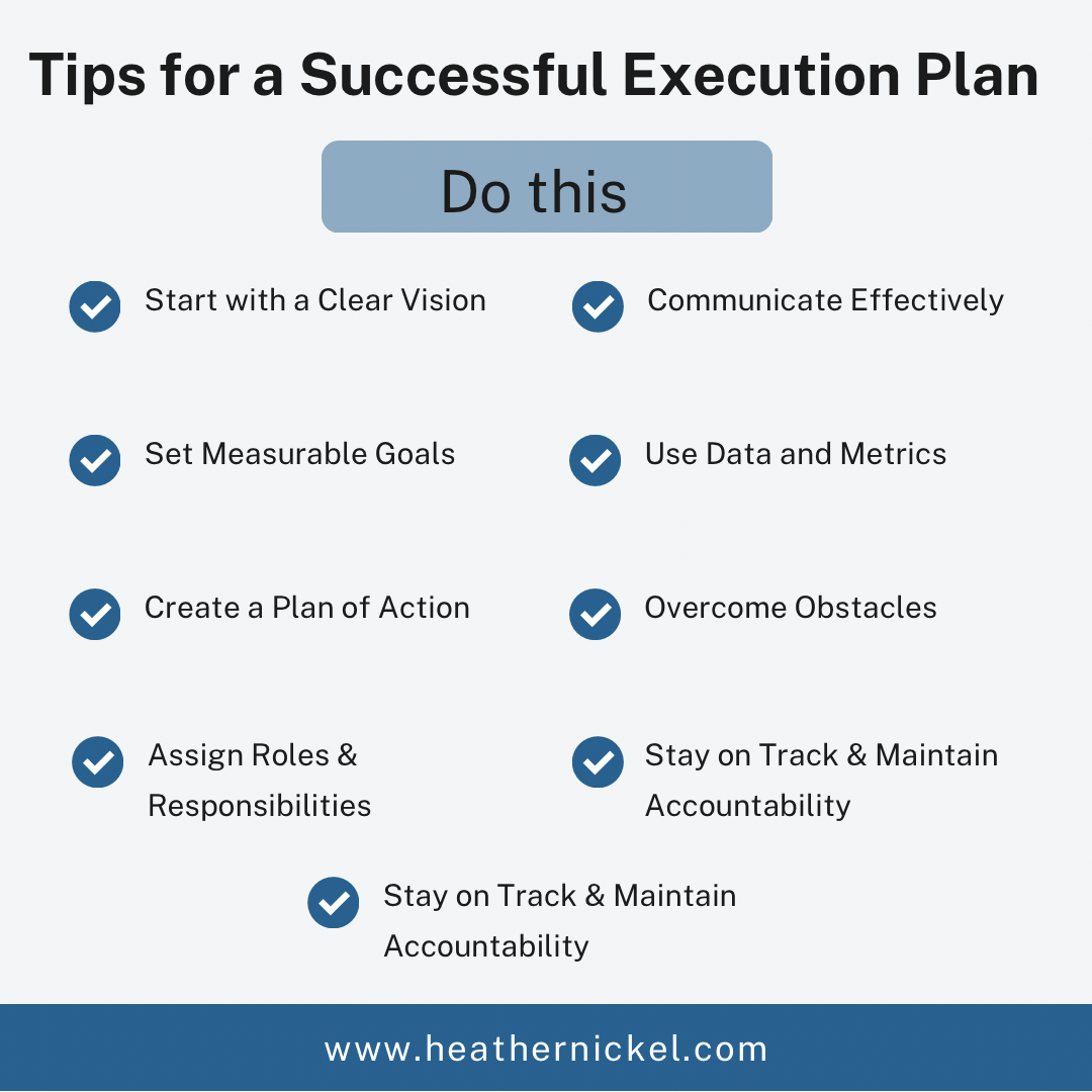 Creating a Plan for Successful Execution: Tips from a Strategic Execution Coach
