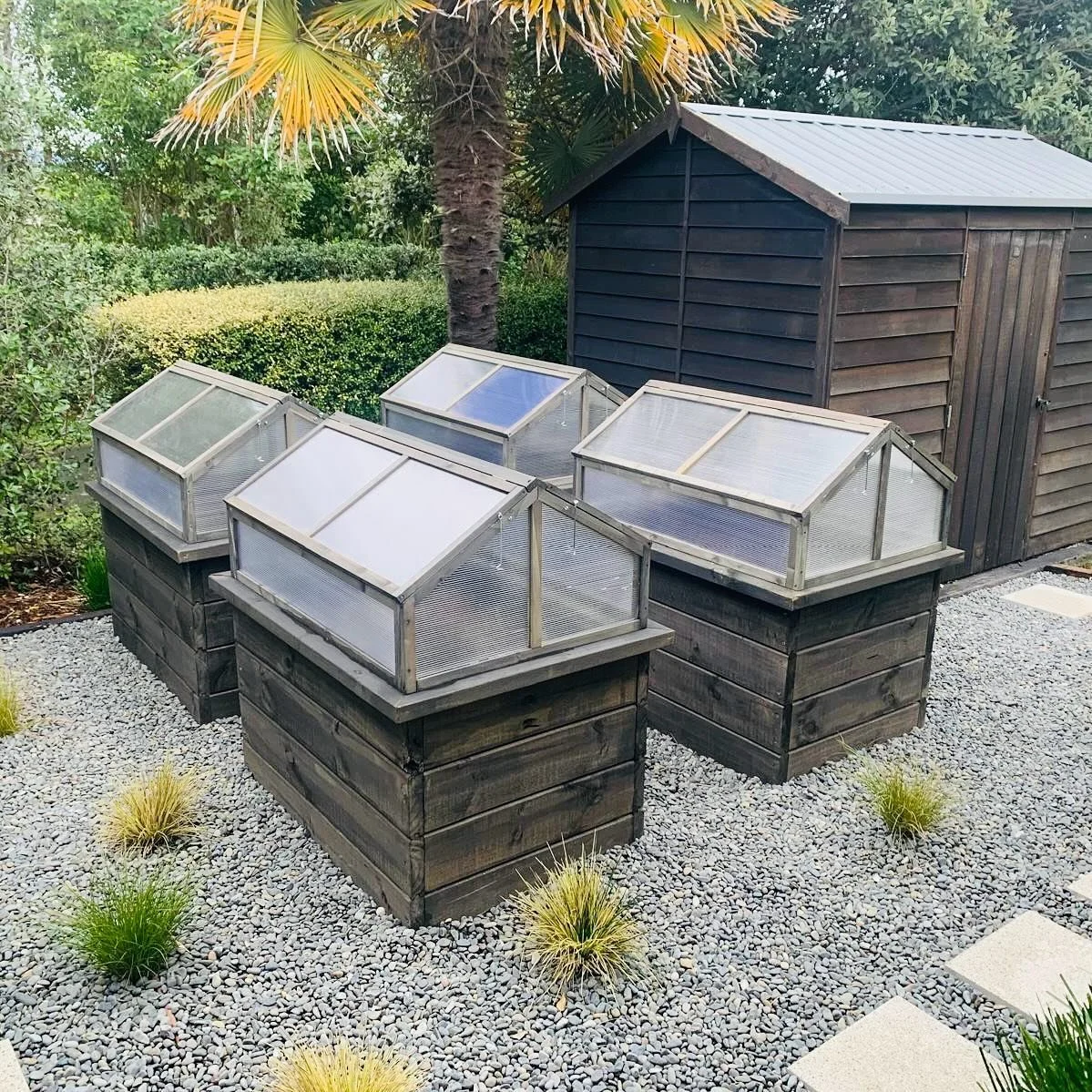 Epic to finally finish the new raised veggie boxes, landscaping and sauna at Paina Lodge. Now we&rsquo;ve just gotta figure out what to grow 🥕 🥦 🍓 🥔 🎃 #veggie #veggiegarden #sauna