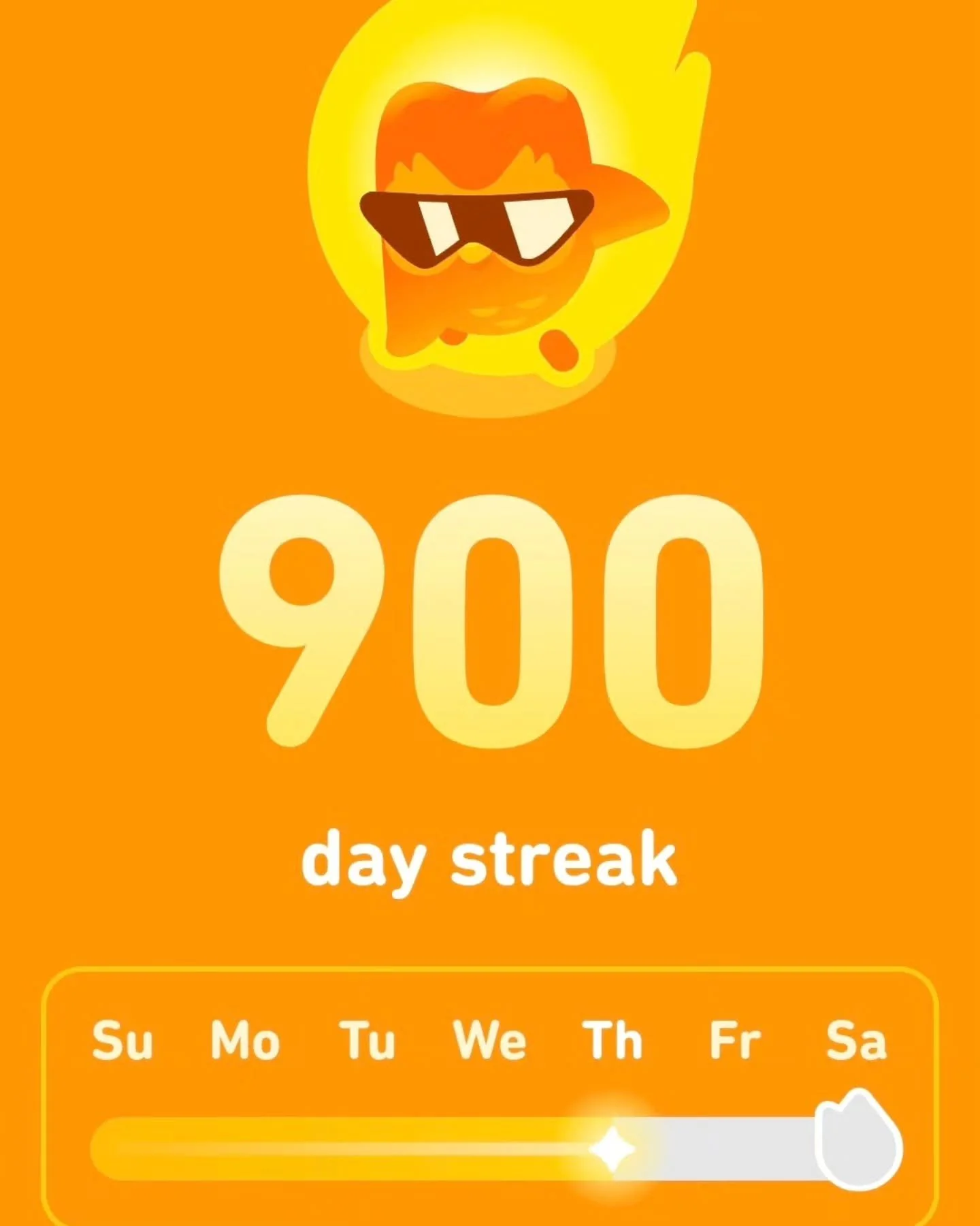 Hit 900 today!
