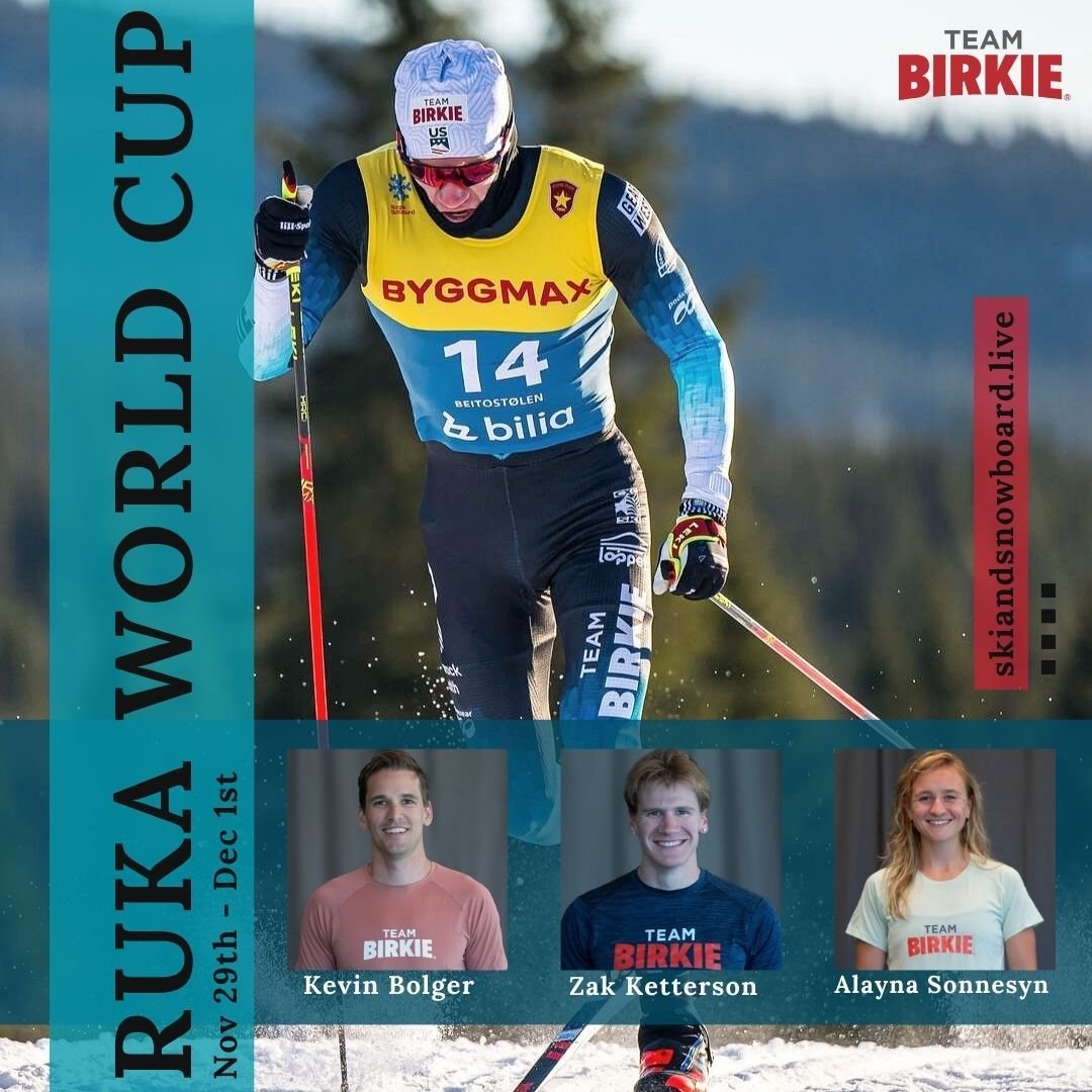 Kick Off Time! 

We have Alayna, Zak, and Kevin racing in Ruka, Finland this weekend for the First World Cup Races of the 2024-25 Season! Follow along on skiandsnowboard.live to catch the 10k Interval Classic Start (Friday), the Classic Sprint (Satur