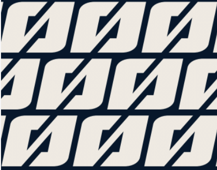 Geometric drawing of an outline square with sections divided by vertical, horizontal, and diagonal lines.