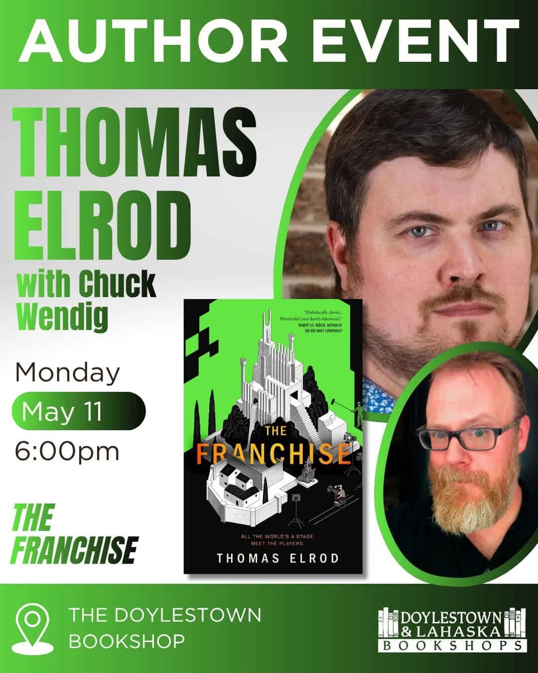 Doylestown Bookshop with Chuck Wendig