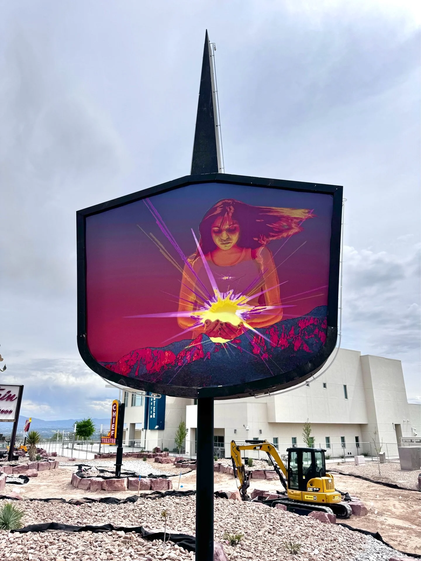 After six years in storage at @signartnm the city has supported the renovation and reinstall of our first permanent sign revitalization Revivir, which is now on view at the Route 66 Visitor Center&mdash;its new forever home. This sign was created thr