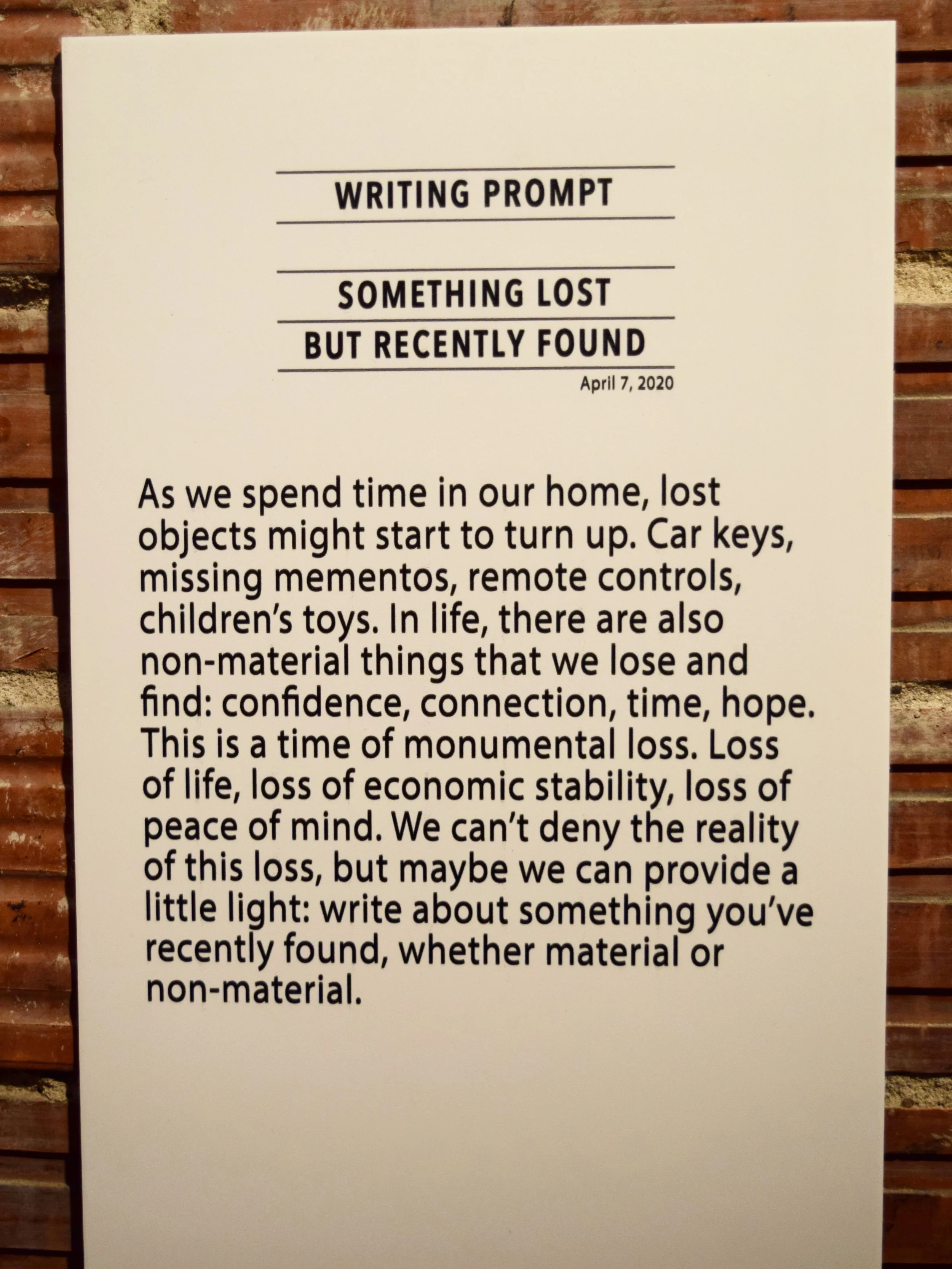 During our retrospective exhibition in April 2024, we honored and highlighted the past projects of Friends of the Orphan Signs. So many of these projects played with the power of written word in public signage. Today we&rsquo;d like to share three wr