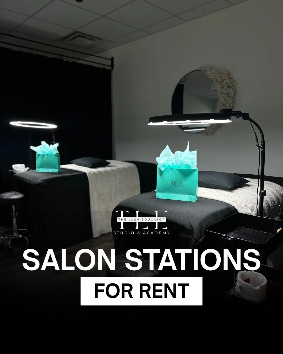 Calling all lash &amp; beauty artists 🤍
Whether you&rsquo;re just starting out or a seasoned pro, this space was created with you in mind ✨

💫 Station rental options available:

&bull; Daily
&bull; Weekly
&bull; Monthly

Each station includes every
