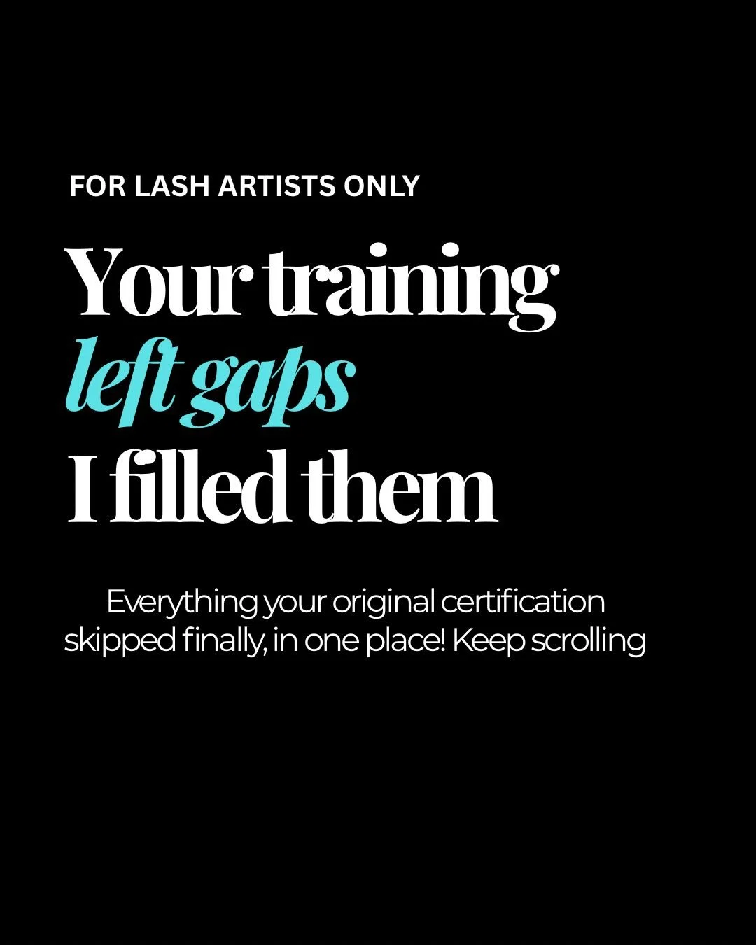 Most lash training leaves massive gaps 😬

Lash anatomy
Adhesive chemistry
Allergic reactions
Contraindications

The stuff that actually makes you a confident, knowledgeable artist 🔥

If you&rsquo;ve ever had a client ask you something and you weren