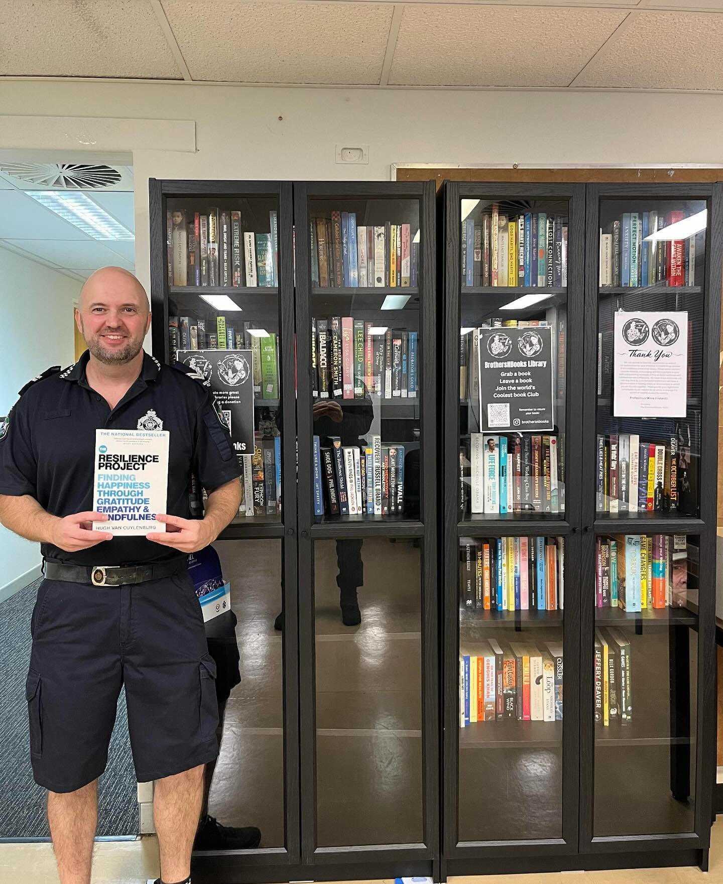 📚 LIBRARY UPGRADE 📚 

A message from the Broadbeach police station.

&ldquo;Good morning Brothers and Books, just wanted to share with you that my OIC was so impressed with the new book shelf and the positive morale it created around the station th