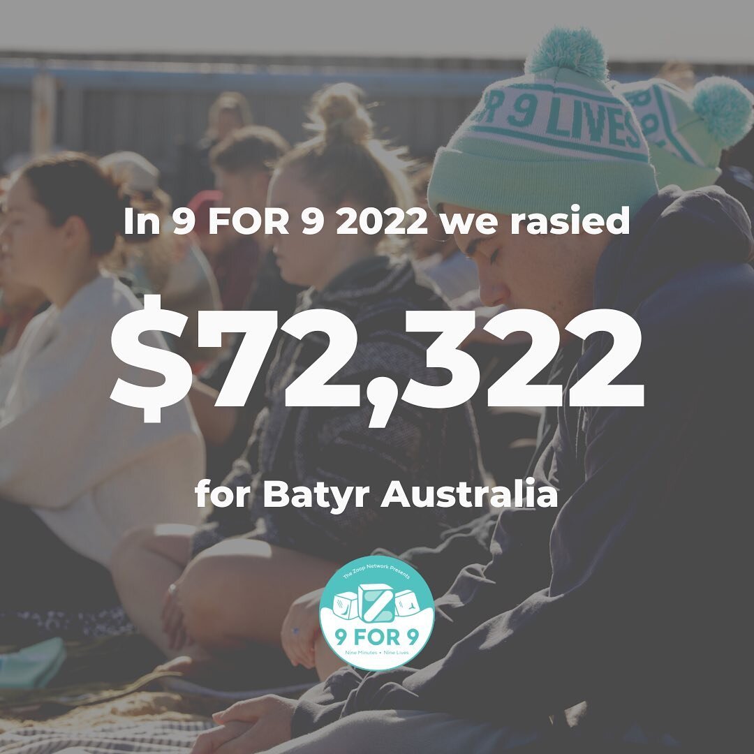 9 FOR 9 by the numbers summary ➡️➡️➡️ 

As we wrap up 9 FOR 9 2022 we again want to thank all of our sponsors, participants and donors who have helped us make a positive impact on the mental and physical health of our community and our future Austral