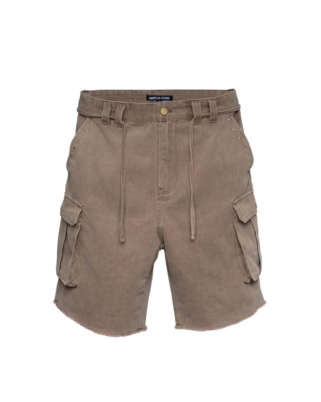 CARGO SHORTS - WASHED BROWN