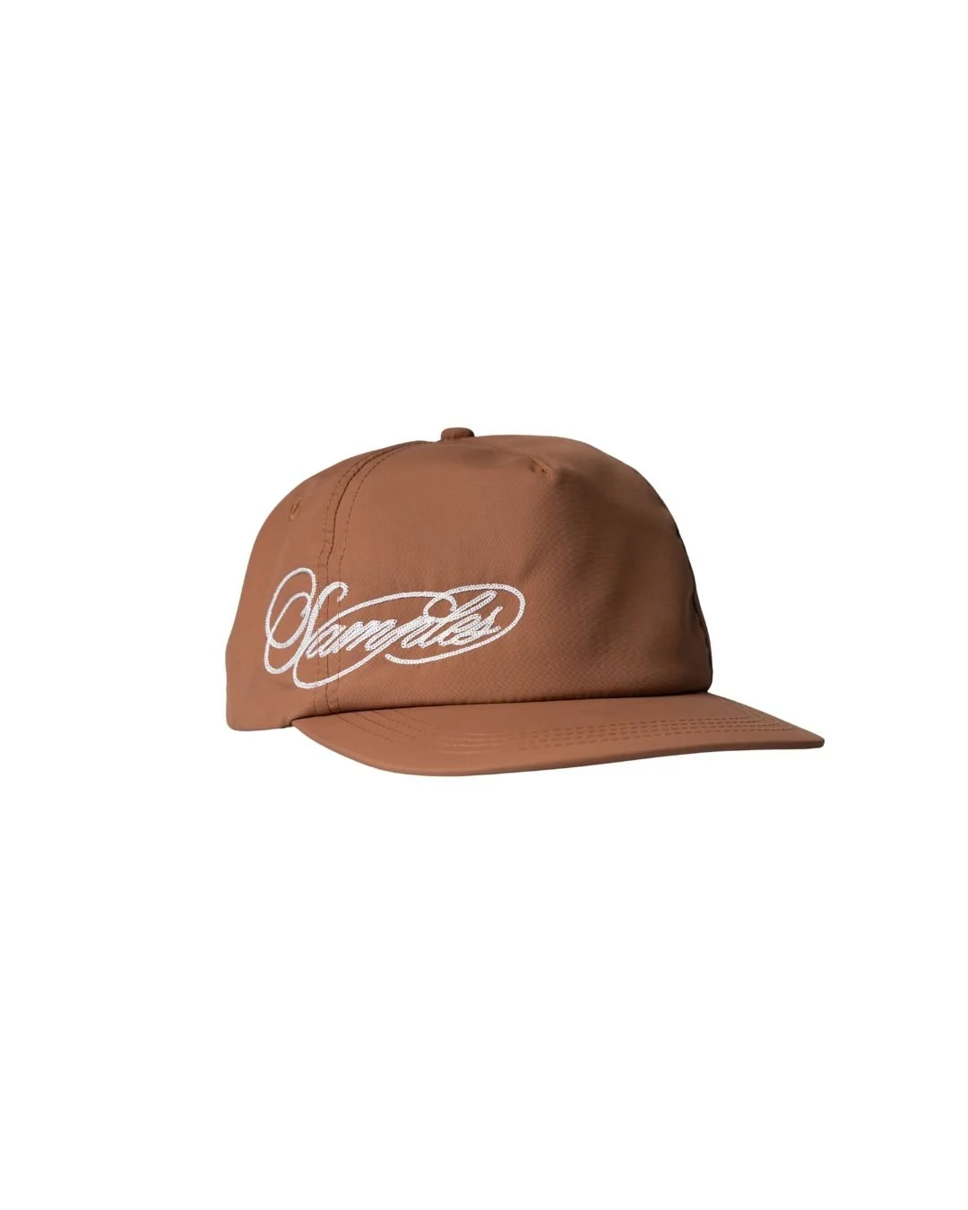 SCRIPT HAT - NYLON BROWN