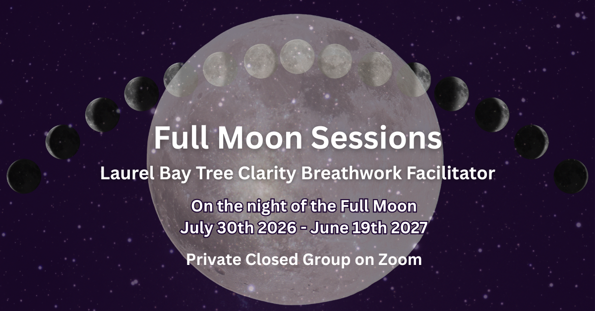 Starts JULY 2026: Full Moon Sessions - On the night of the Full Moon each month in a private group