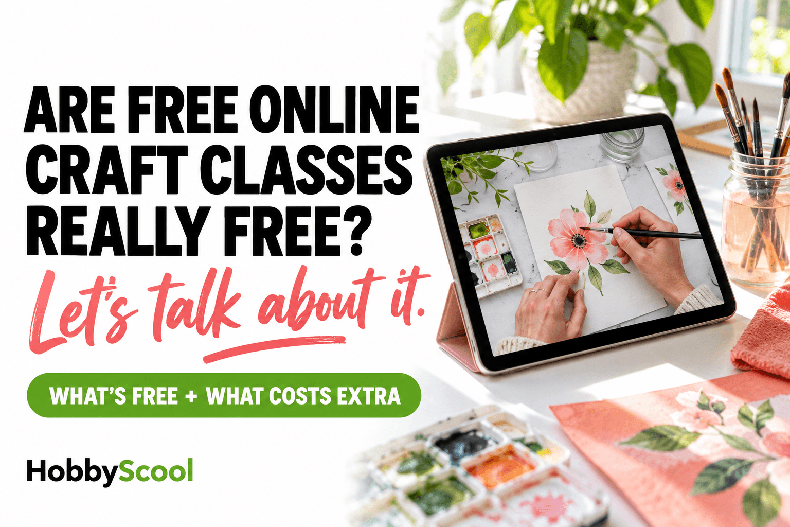 Are Free Online Craft Classes Really Free? How It Works