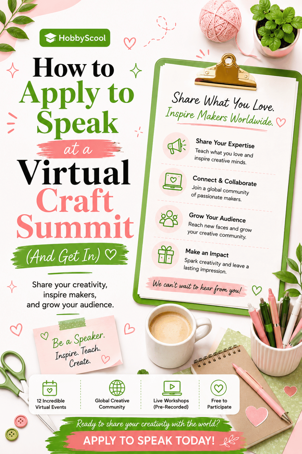 How to Apply to Speak at a Virtual Craft Summit (And Get In)