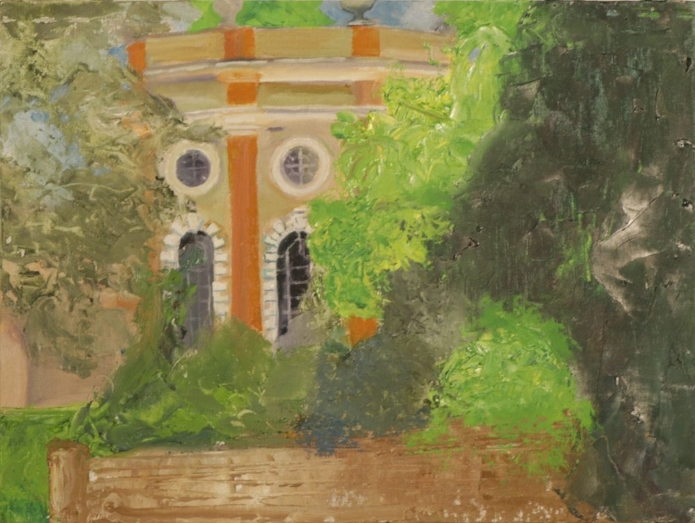 Orleans House Gallery  Oil on canvas board 40 x 30 cms