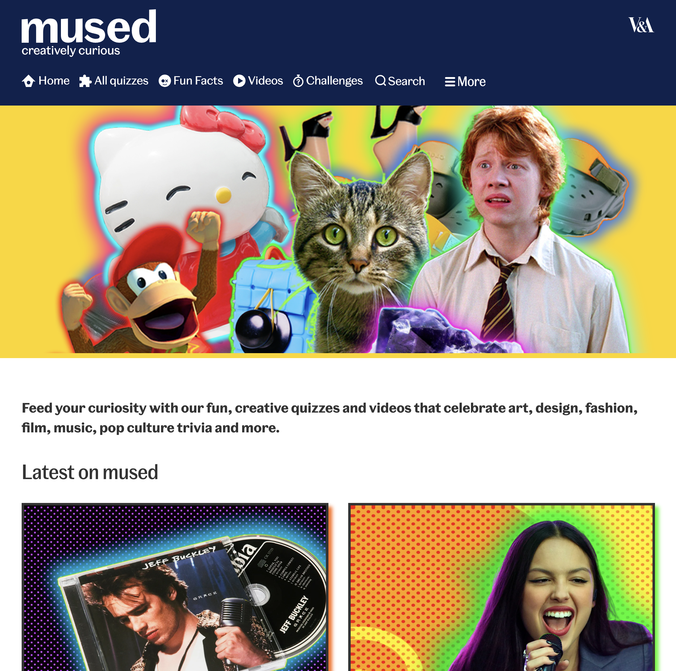 Mused for the V&A Museum