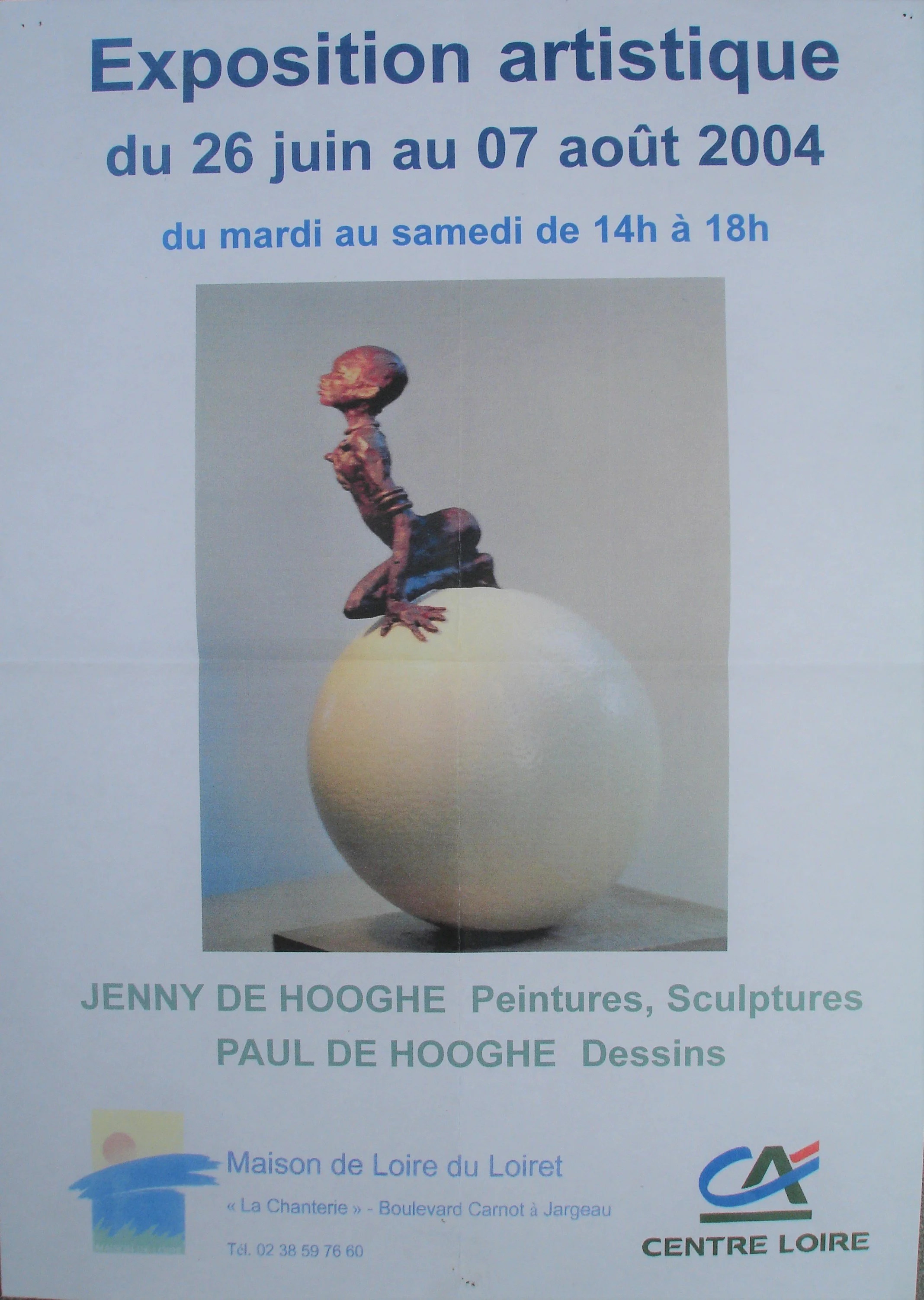 2004 - Groepstentoonstelling Jargeau, Frankrijk