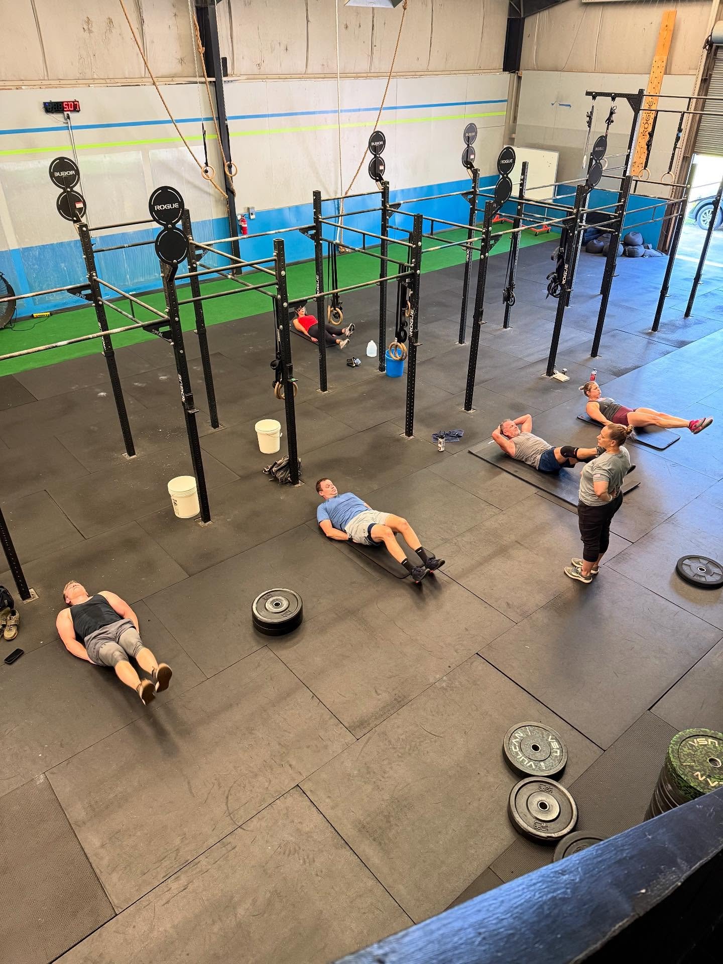Workout of the Week. 

4 Rounds For Time - 12 Min Cap

8 Deadlifts 
8 Bar Over Burpees 
14 Toes To Bar 

L1: 275/185, BFB, TTB
L2: 225/155, BOB, TTB 
L3: 135/95, BOB, T^H
L4: 105/75 or KB Sumo Deadlifts, Reg. Burpees, K^H

-Then-

Core Work 

12 Min 