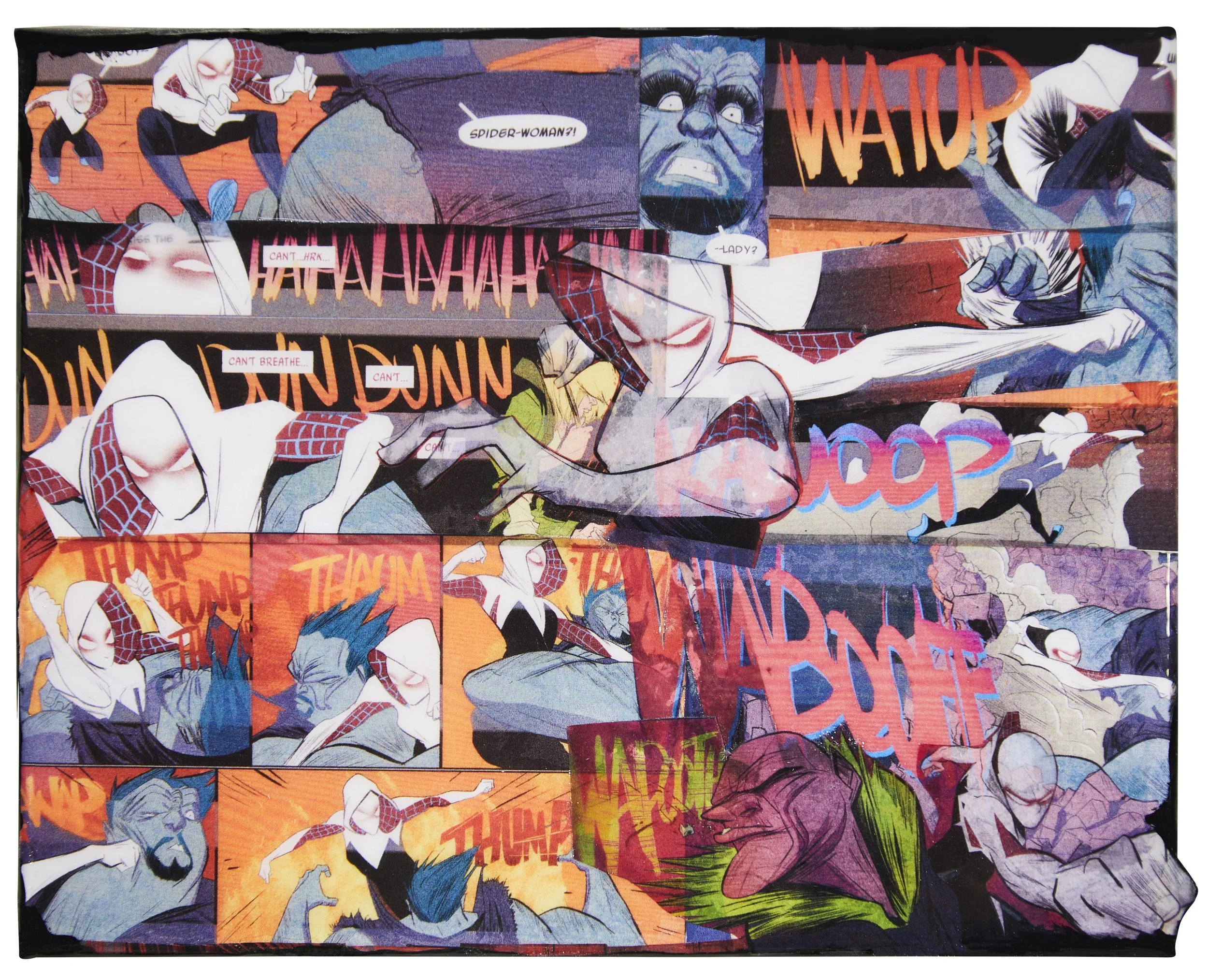 Spider Gwen Fisticuffs, 2021 8X10