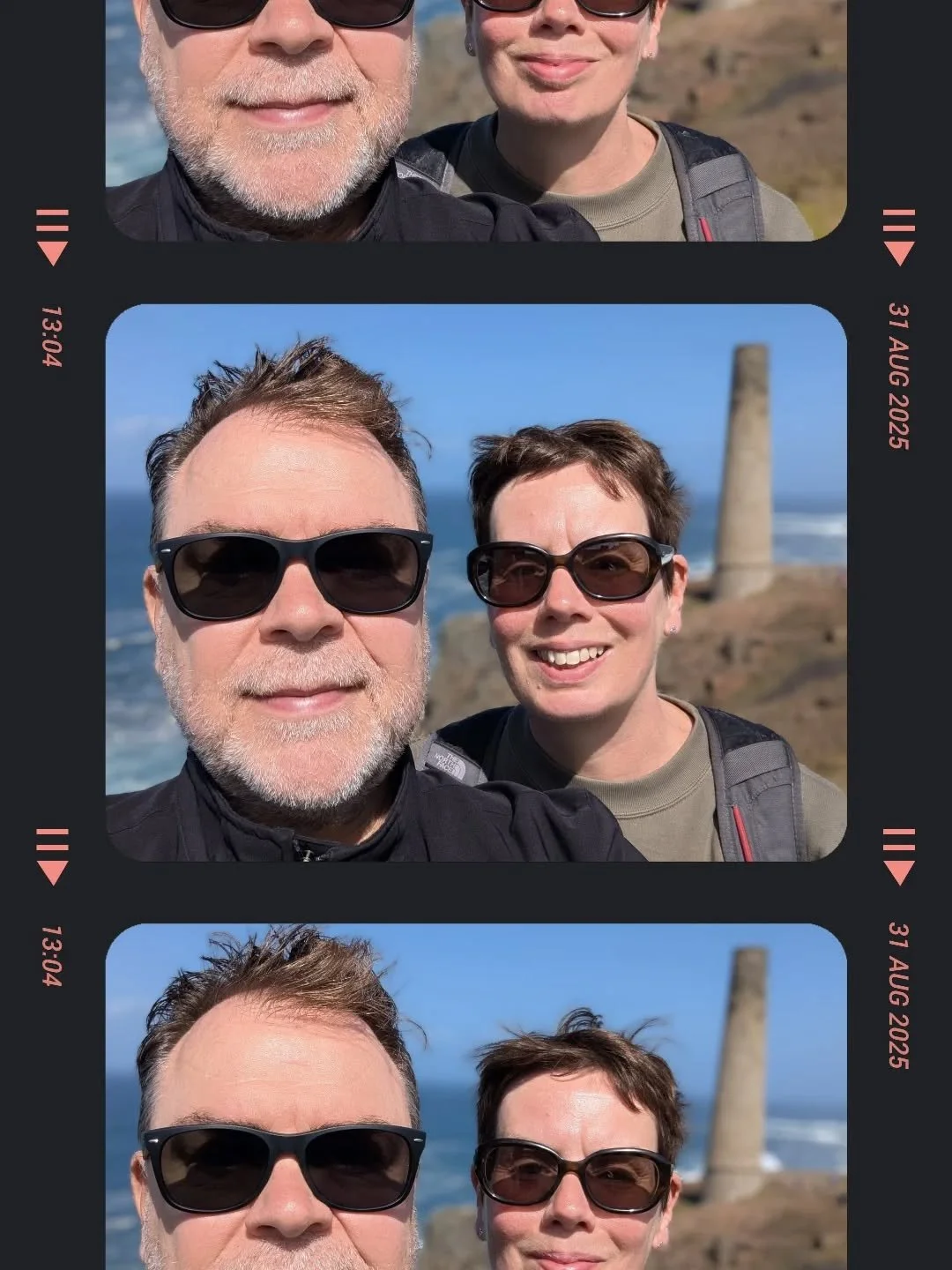 24 years married. Ish. Actual anniversary tomorrow. 

📷 By Mario Testino when he saw us on the coast path earlier this year. 

🔊 The song that calmed our nerves as we were waiting for the taxi to take us to Westminster registry office. 

❤️ Best th