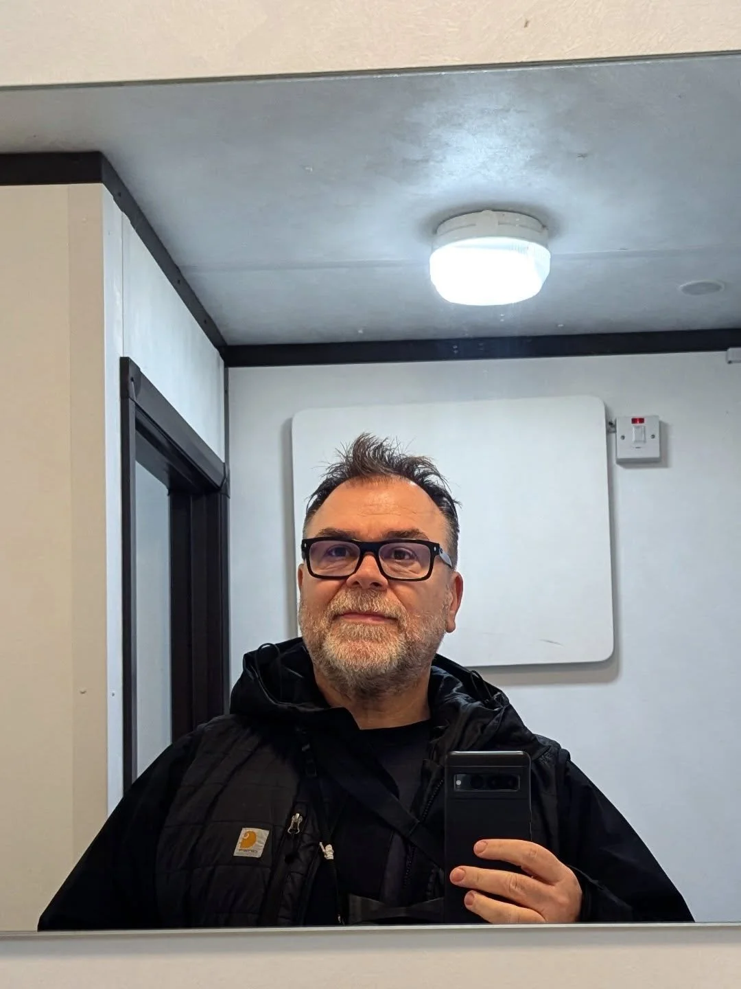 Pre birding bog selfie.