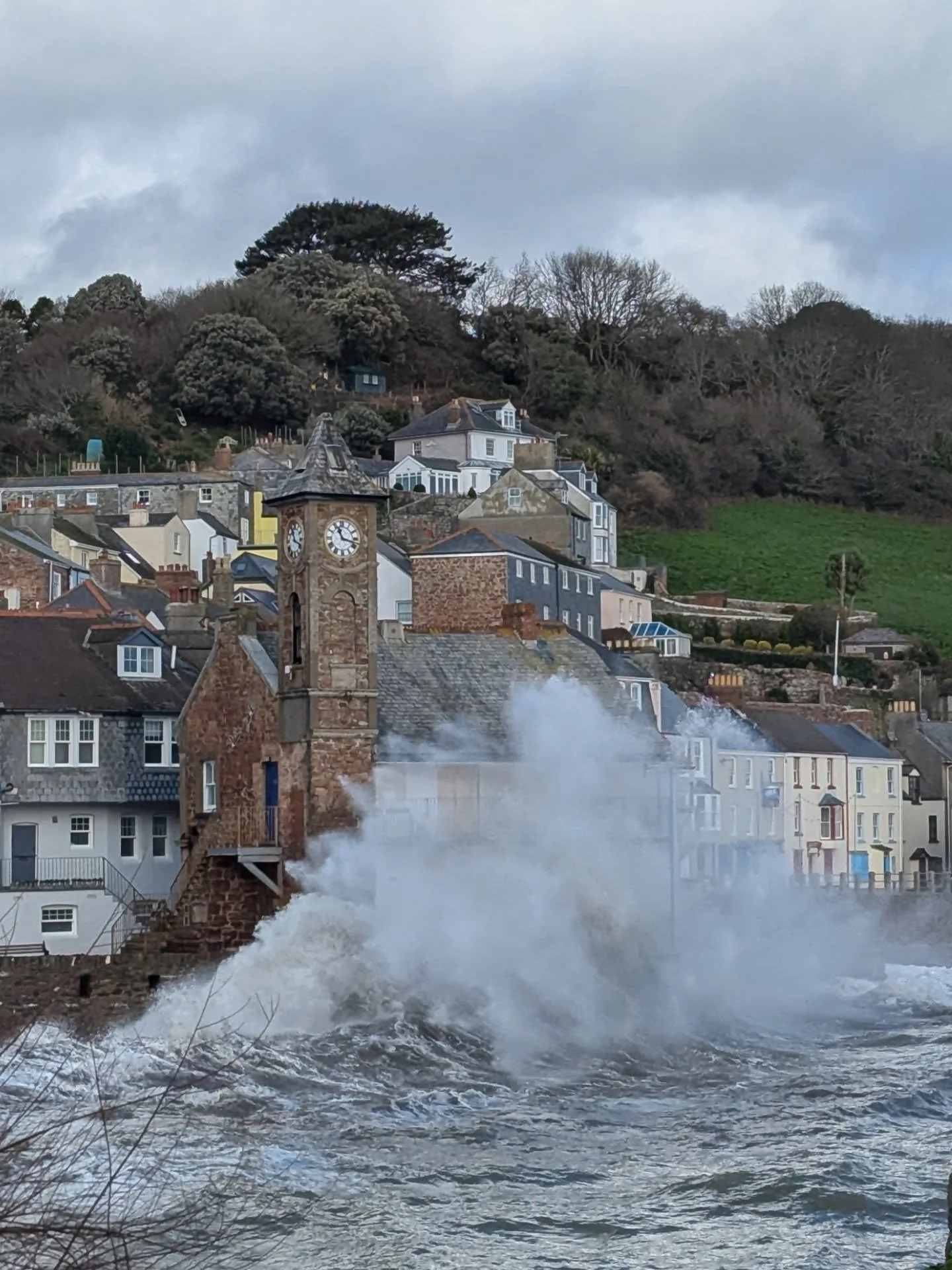 A walk in the wind and rain.