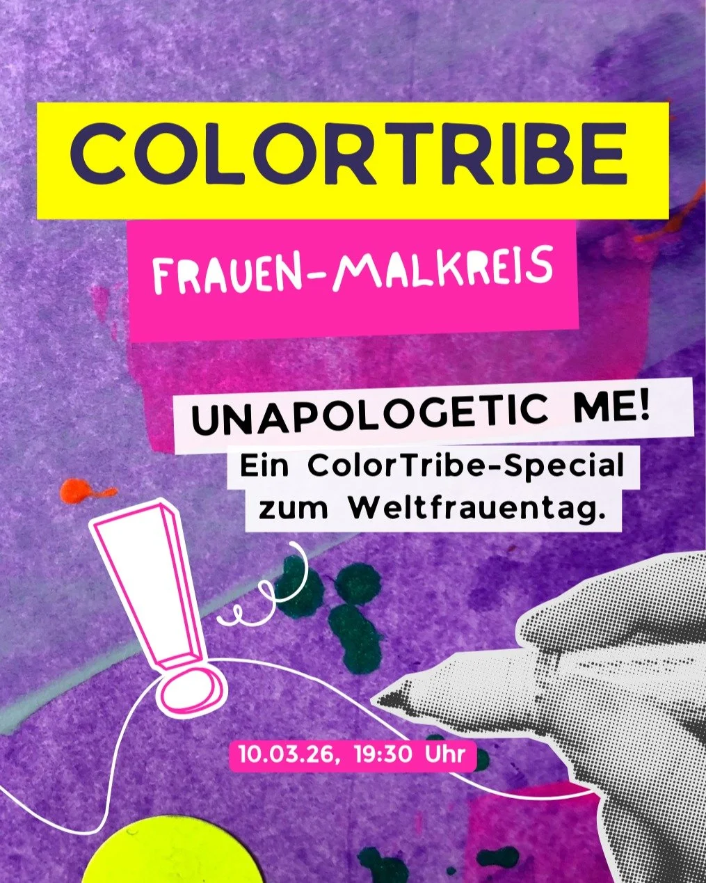 Frauentag ist mehr als nur Blumen. ✨

Wir feiern am 10.03. einfach weiter! Und zwar so, wie es sich f&uuml;r Neonself geh&ouml;rt: Laut, bunt und ohne Entschuldigung. 🎨💥

Hand aufs Herz: Wie oft &bdquo;funktionieren&ldquo; wir im Alltag in gedeckte