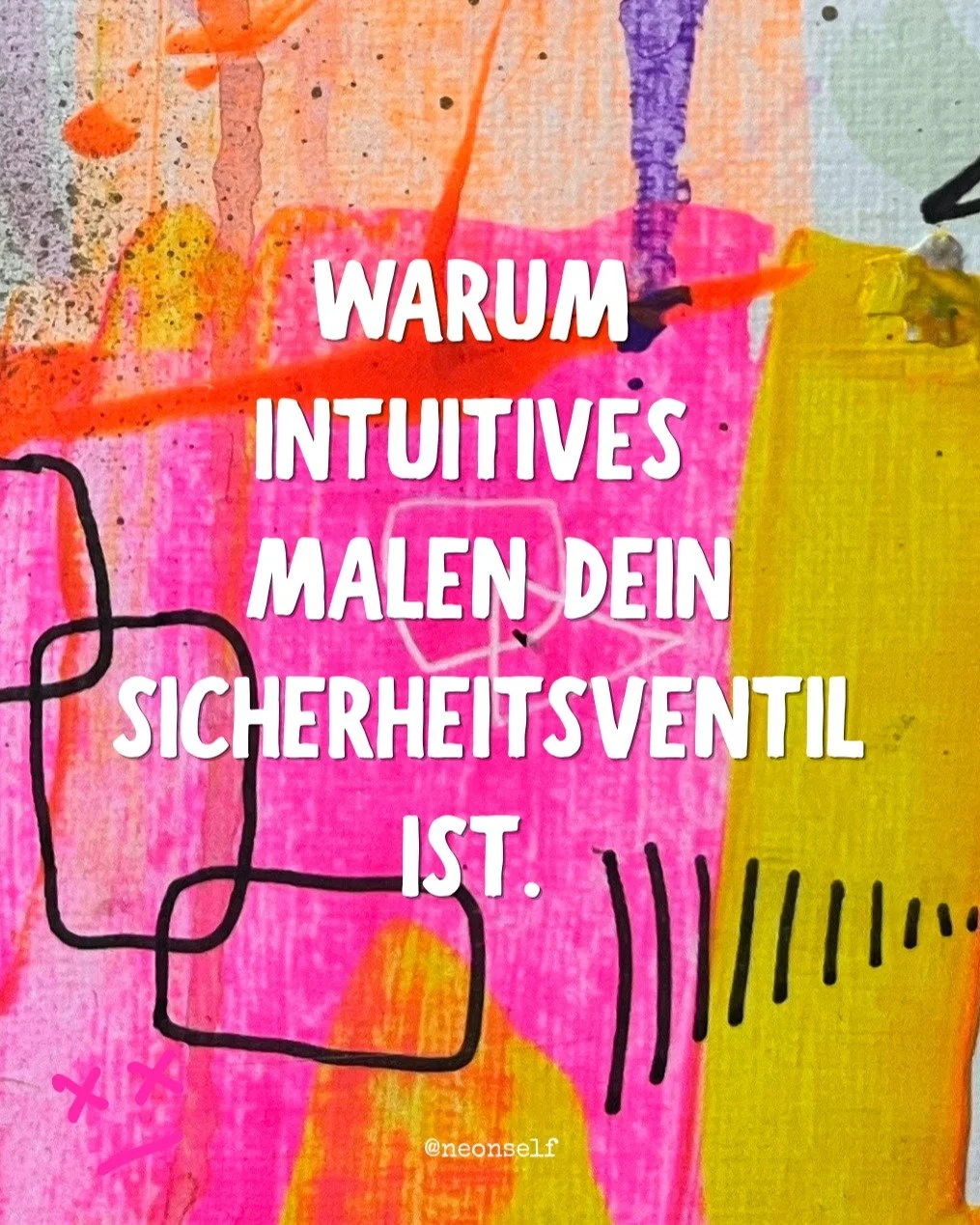 Manchmal reichen Worte einfach nicht mehr aus. 

Wenn der Kopf so voll ist, dass jedes weitere Denken nur noch mehr Druck erzeugt, braucht dein System ein echtes Sicherheitsventil. Genau deshalb gibt es Heartpainting.

Es ist kein &bdquo;Hobby-Malen&