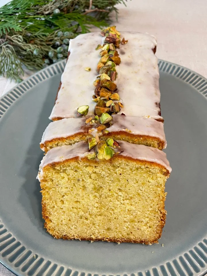 Lemon Pistachio Buttermilk Cake