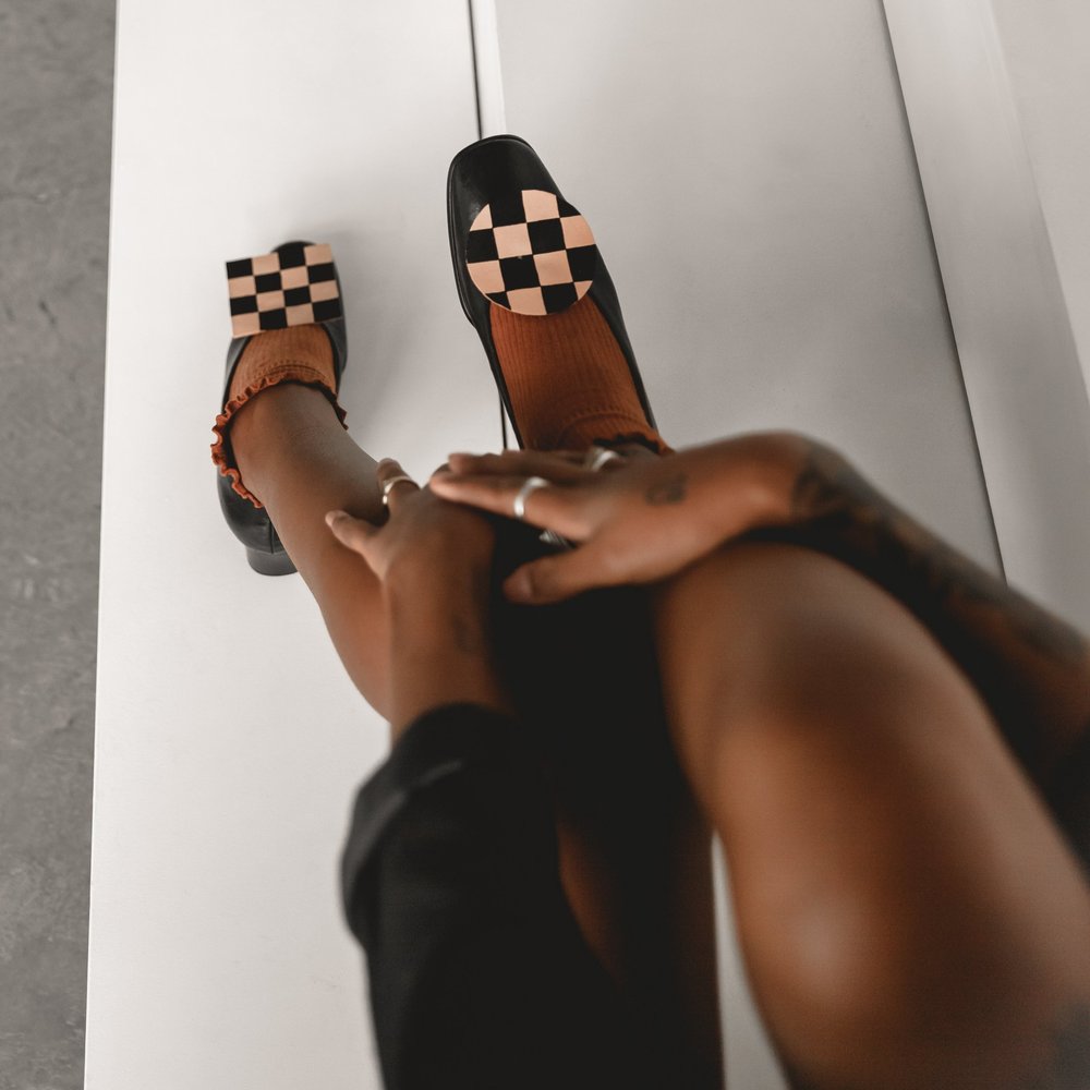 Chess Shoe Clips — Laurs Kemp