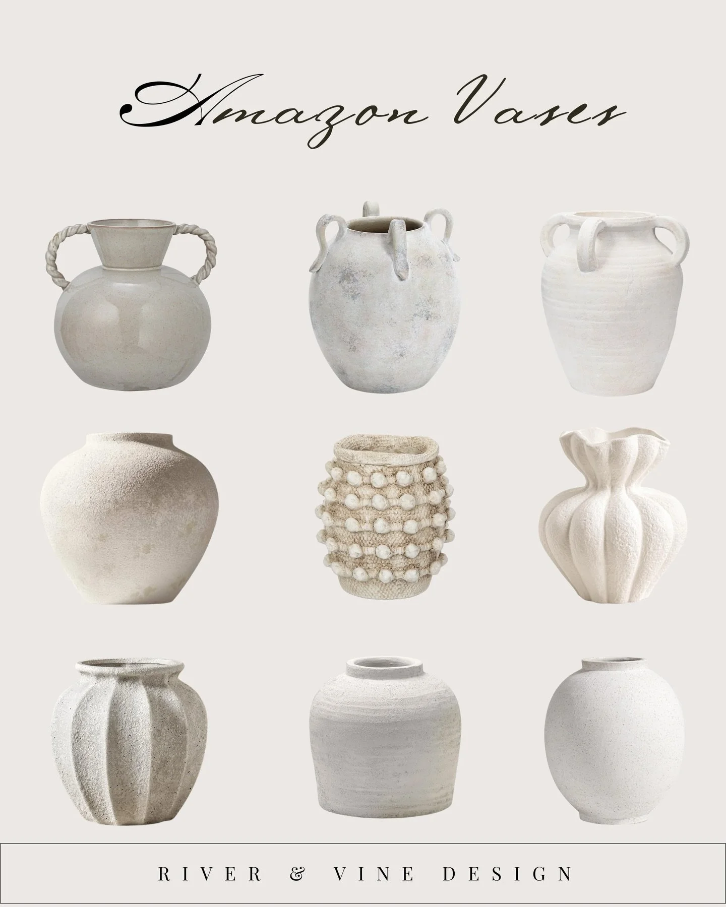 Looking for neutral decor that actually looks good in real life?

These are my go-to Amazon vases for making a room feel finished, layered, and expensive&mdash;without spending designer prices.

All linked 🤍 

Comment SHOP below to receive a DM with
