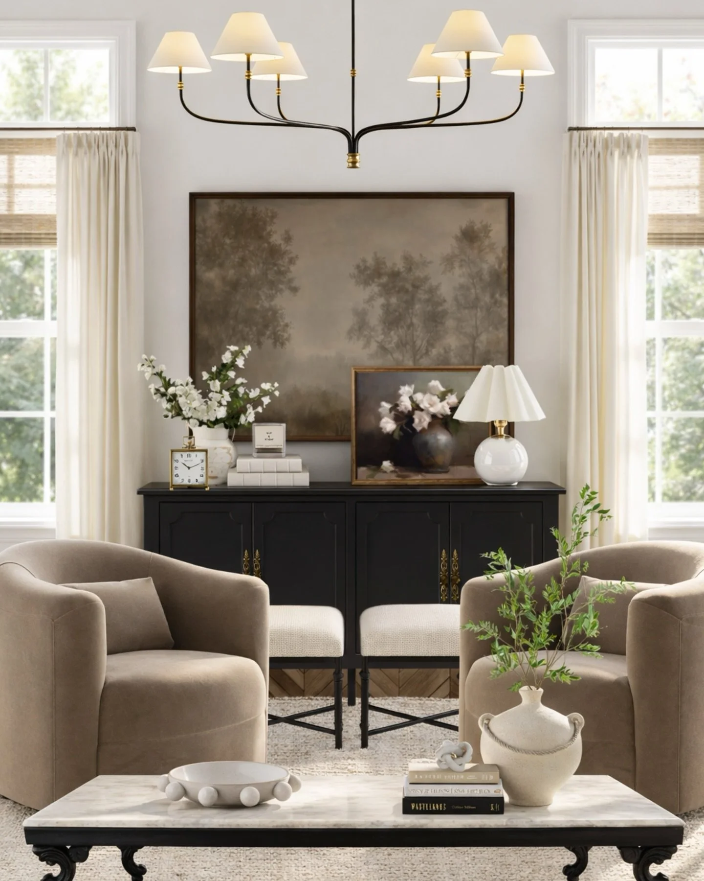 A sneak peak at some of our favorite pieces from our Nashville project! The goal is moody parisian vibes, and we are almost there! I can&rsquo;t wait to show you the final result, the look is sooooo good! 

#parisianglam #moodyclassic #transitionalcl